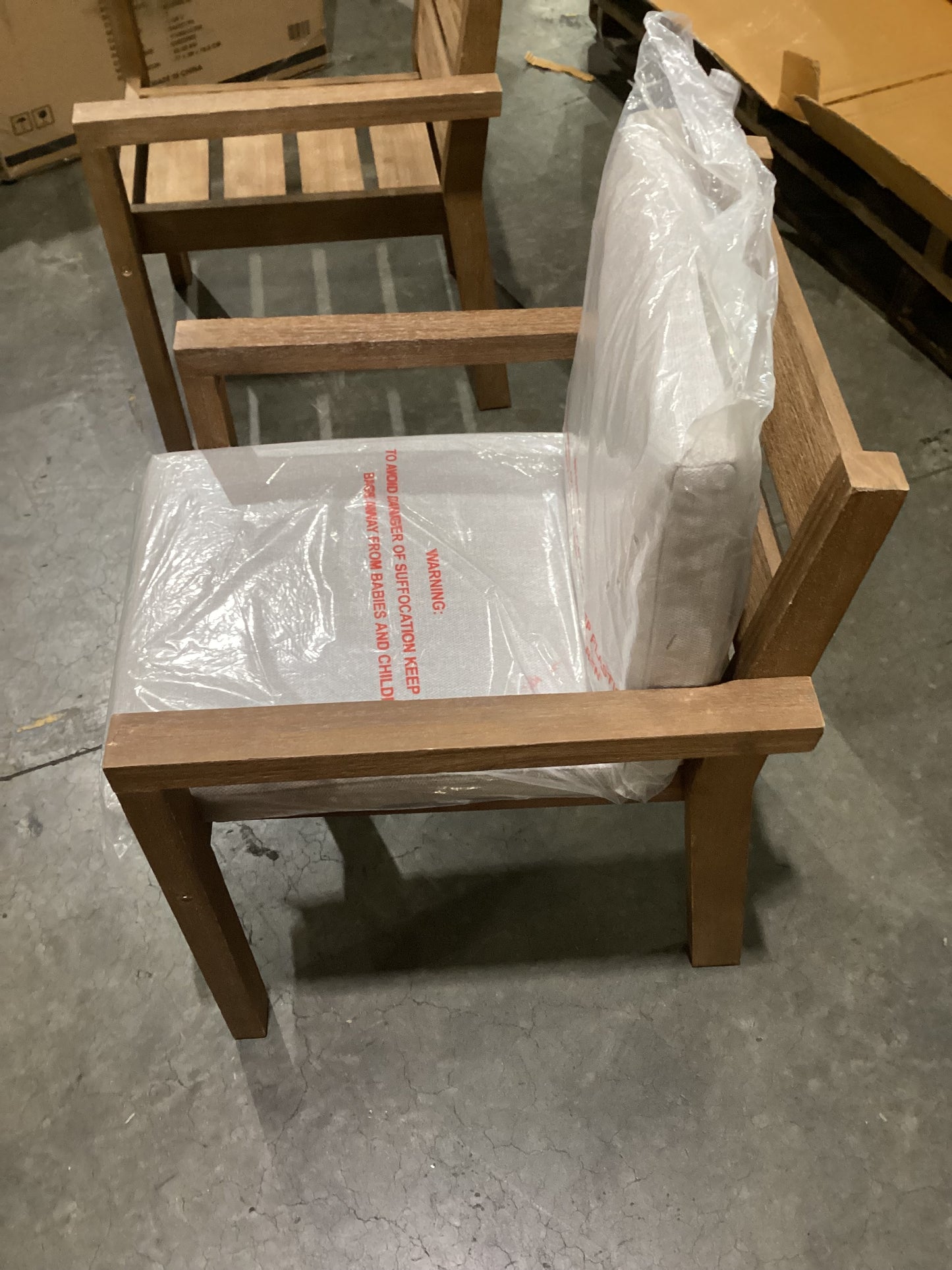 NSW CLN11696 Cannes Outdoor Dining Chair Acacia Natural MKII