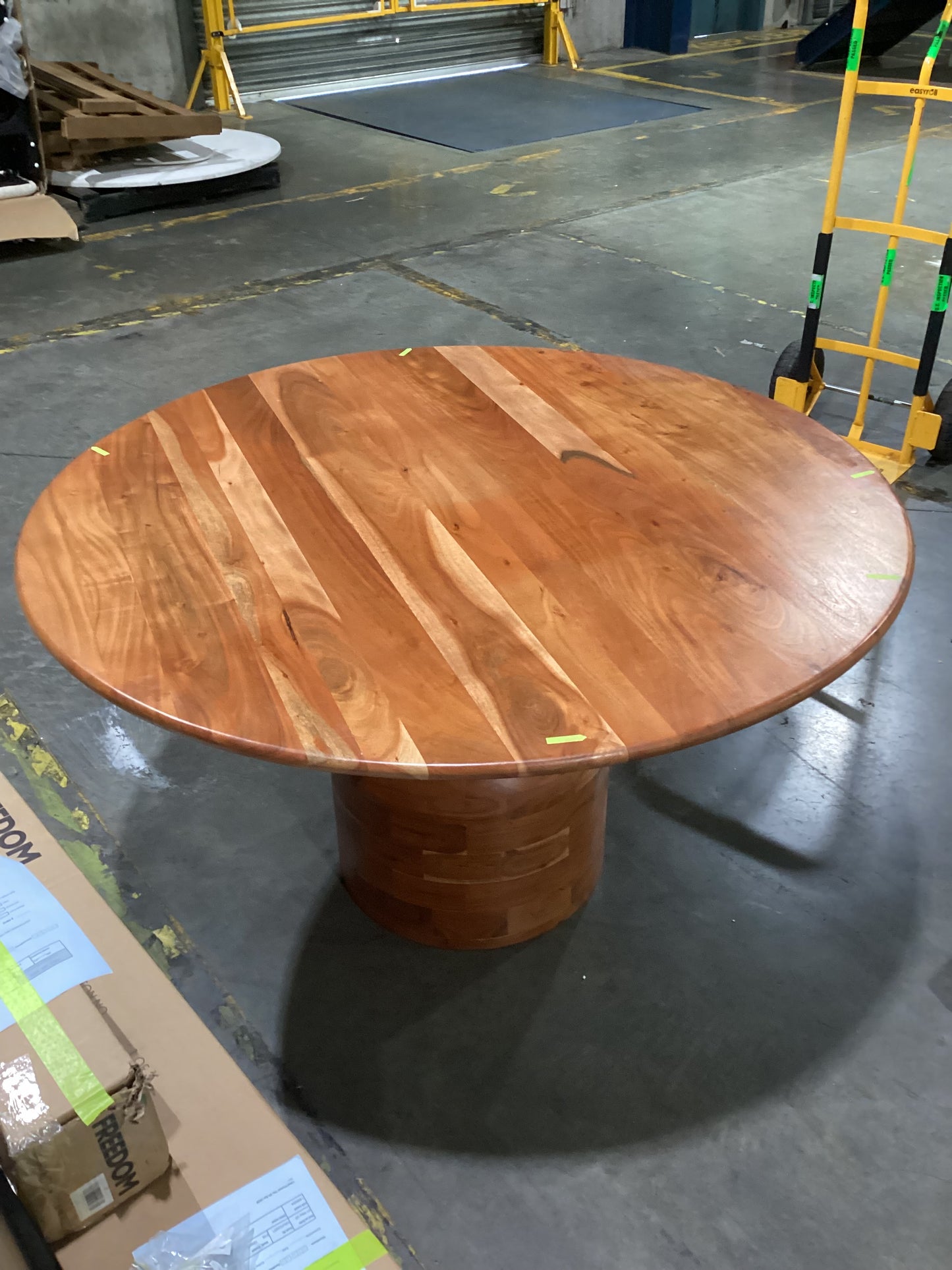 NSW MT24677 Abacus Dining Table Base 130cm Walnut