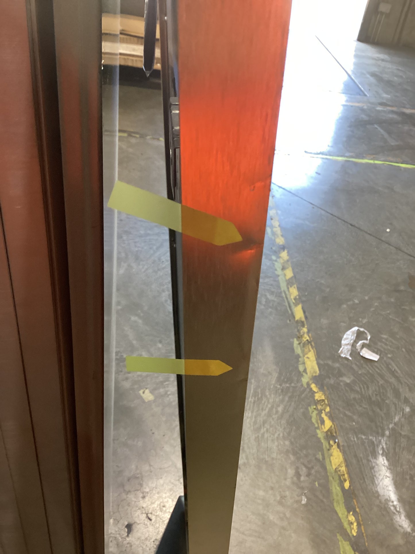 NSW CLN11711 Scarlet Floor Mirror 180cm Brushed Brass