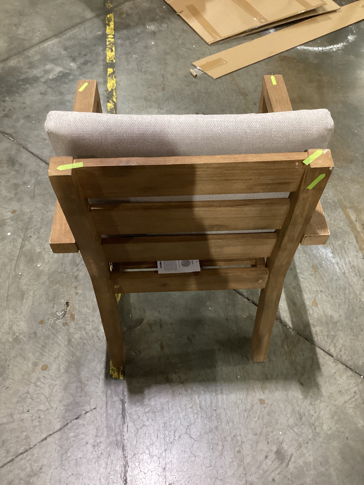 NSW CLN11719 Cannes Outdoor Dining Chair Acacia Natural MKII