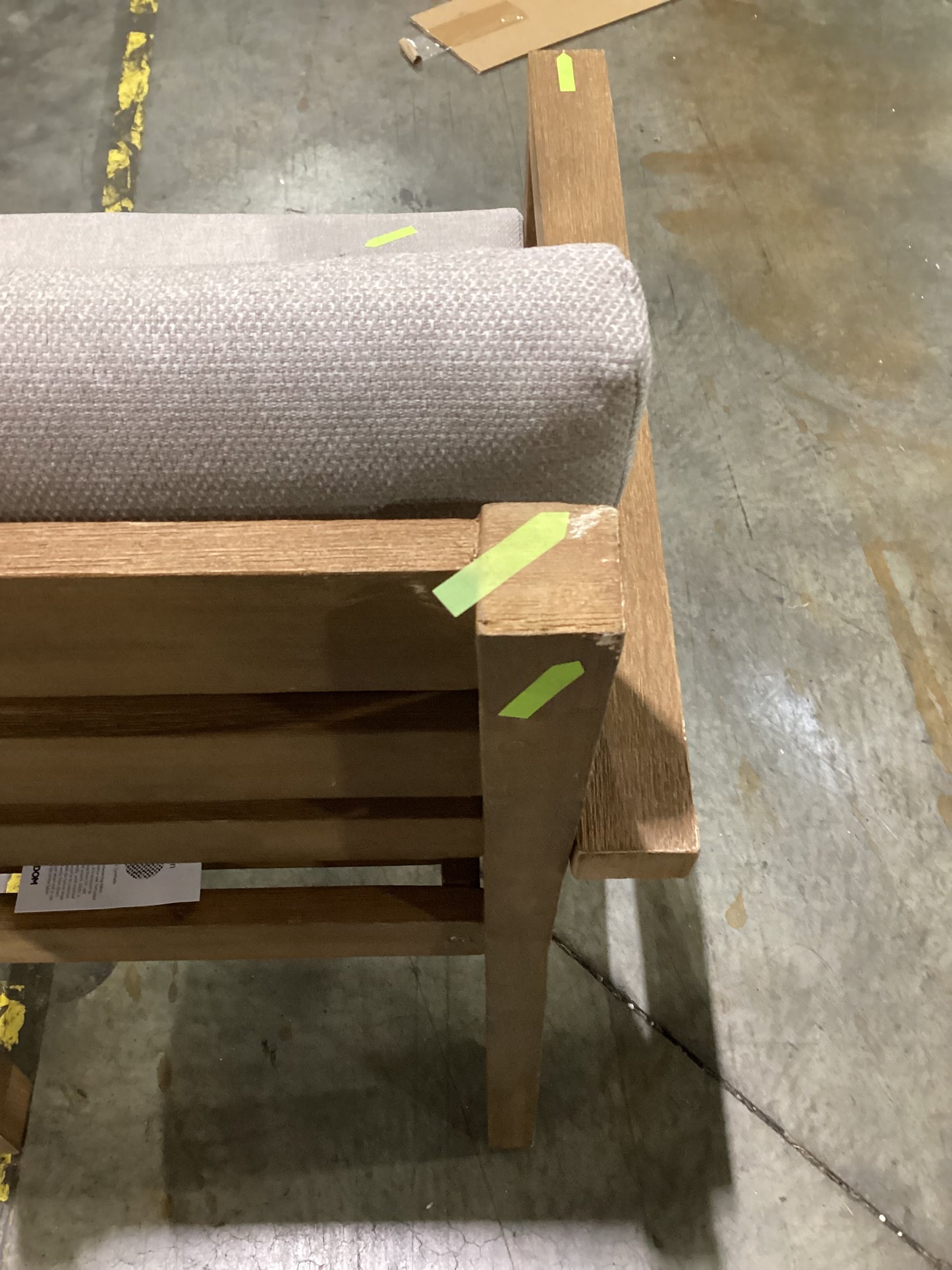 NSW CLN11719 Cannes Outdoor Dining Chair Acacia Natural MKII