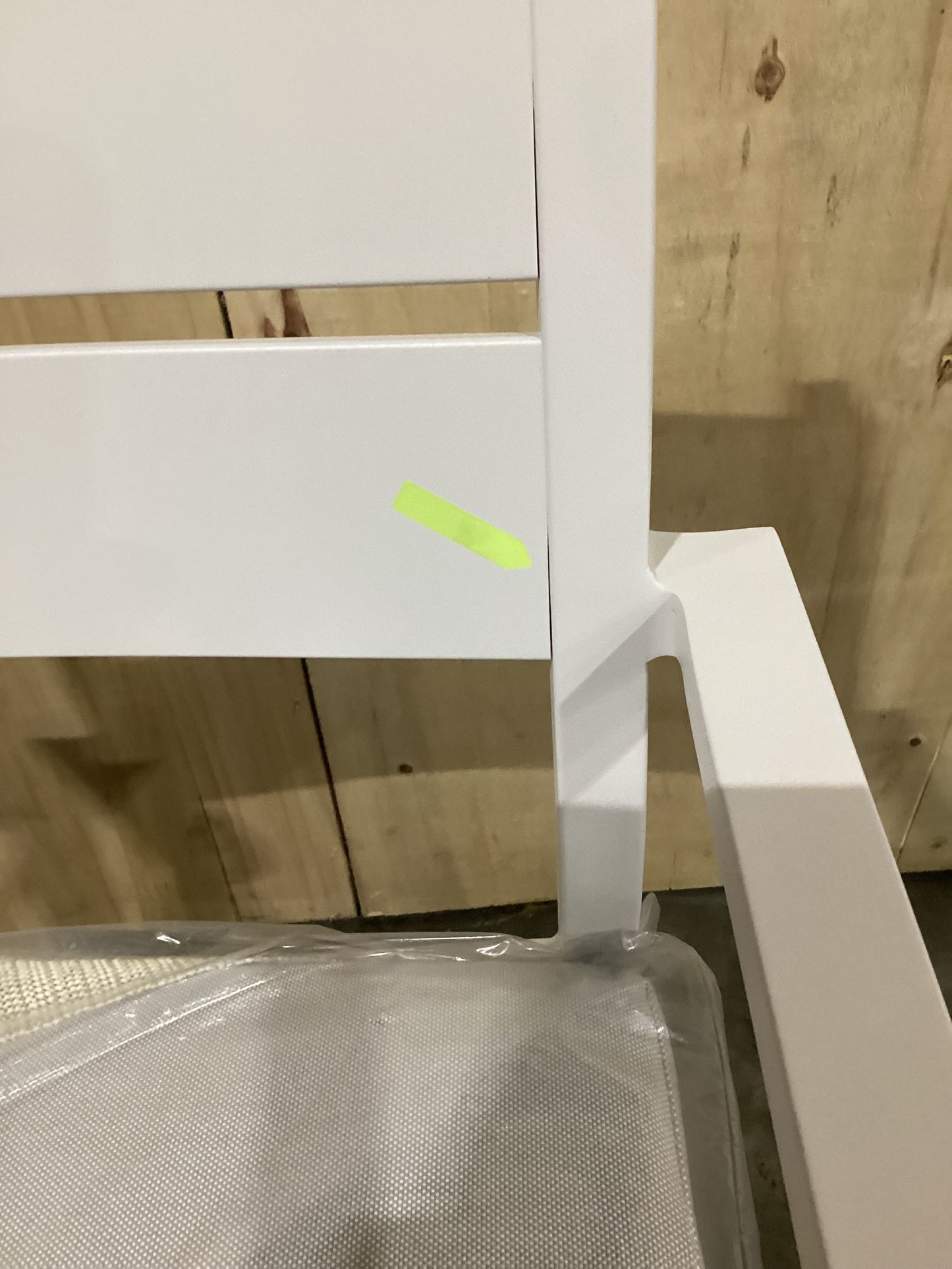 NSW CLN11734 Ataman Outdoor Dining Chair Aluminium Off White