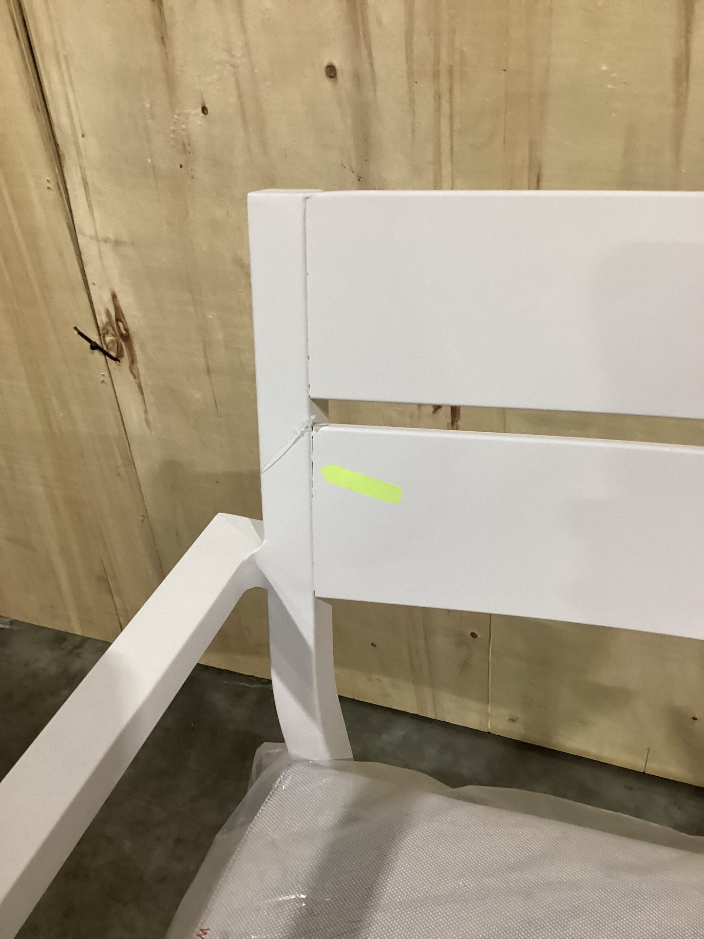 NSW CLN11735 Ataman Outdoor Dining Chair Aluminium Off White