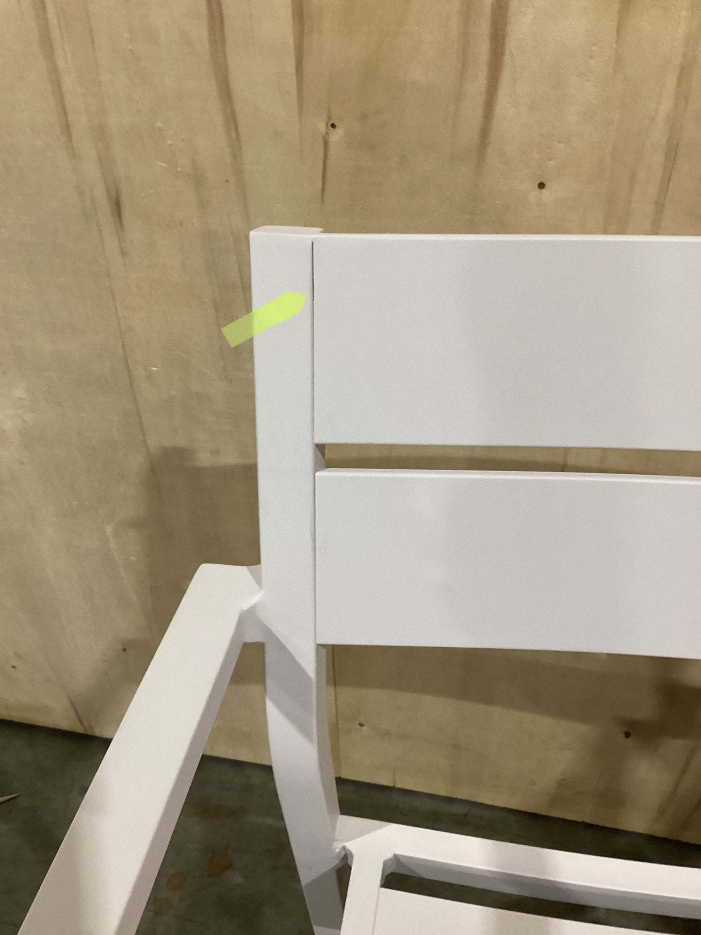 NSW CLN11736 Ataman Outdoor Dining Chair Aluminium Off White