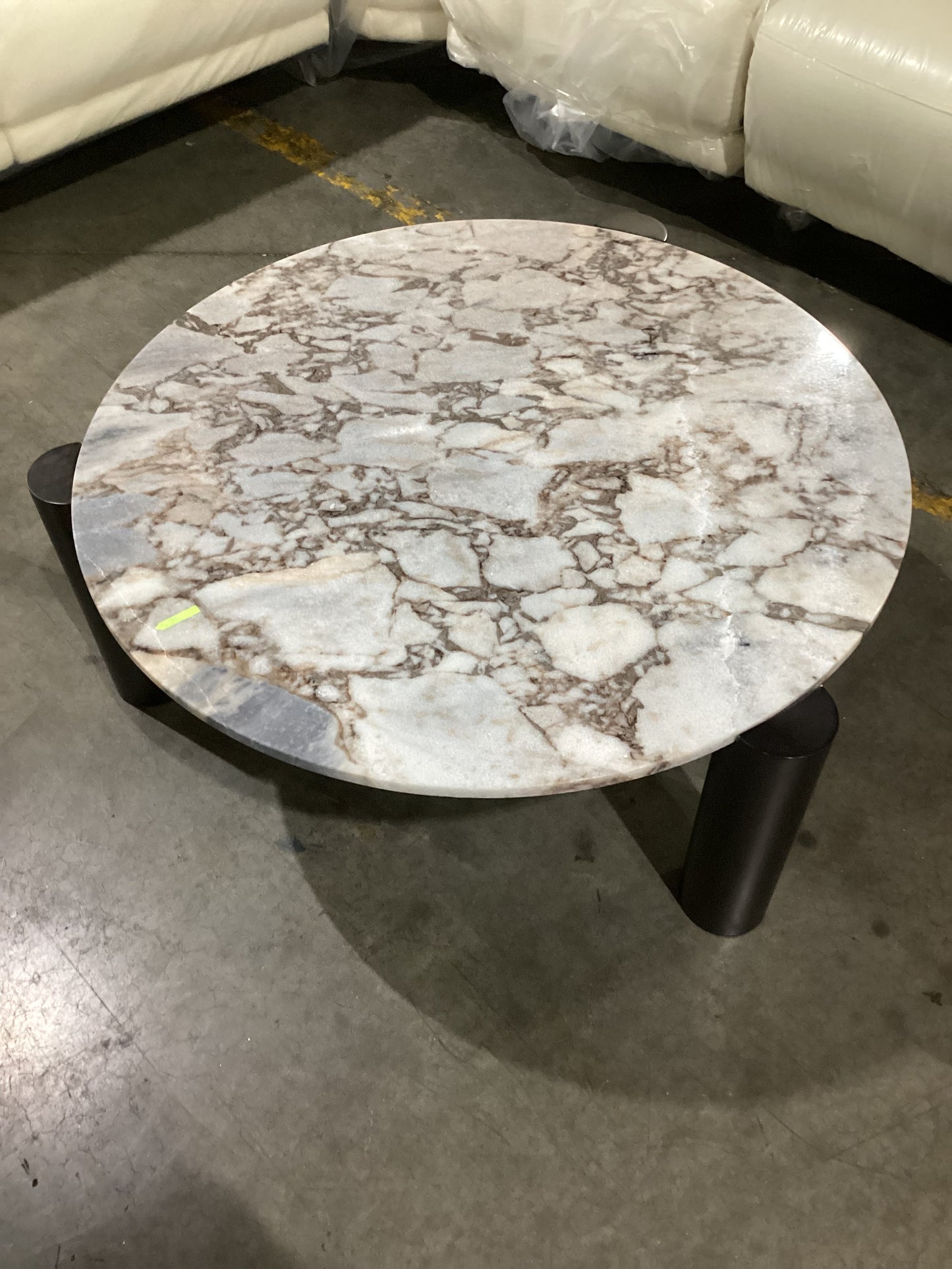 NSW MT24684 Venice Coffee Table 95cm Gunmetal/Grey