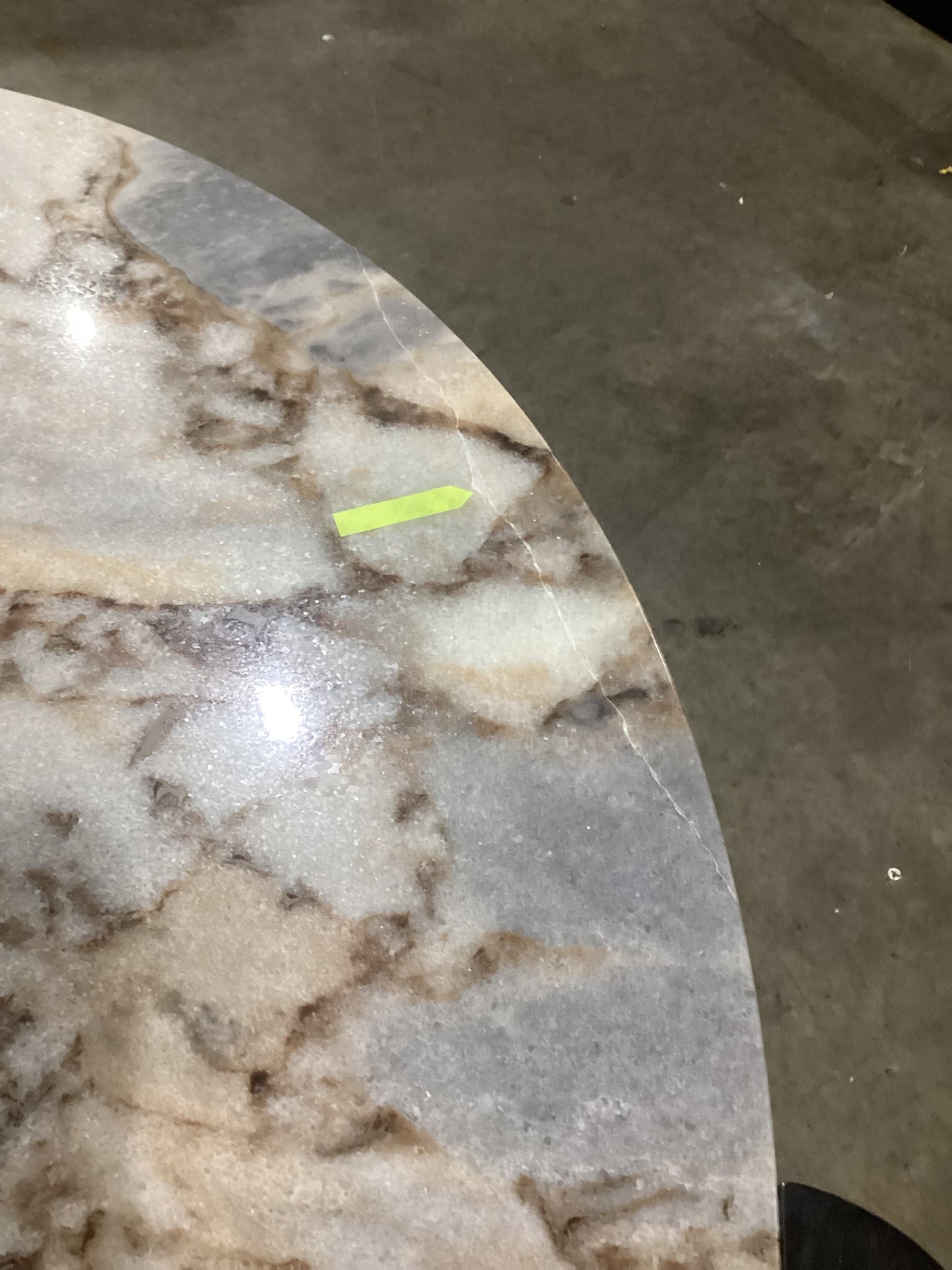 NSW MT24684 Venice Coffee Table 95cm Gunmetal/Grey