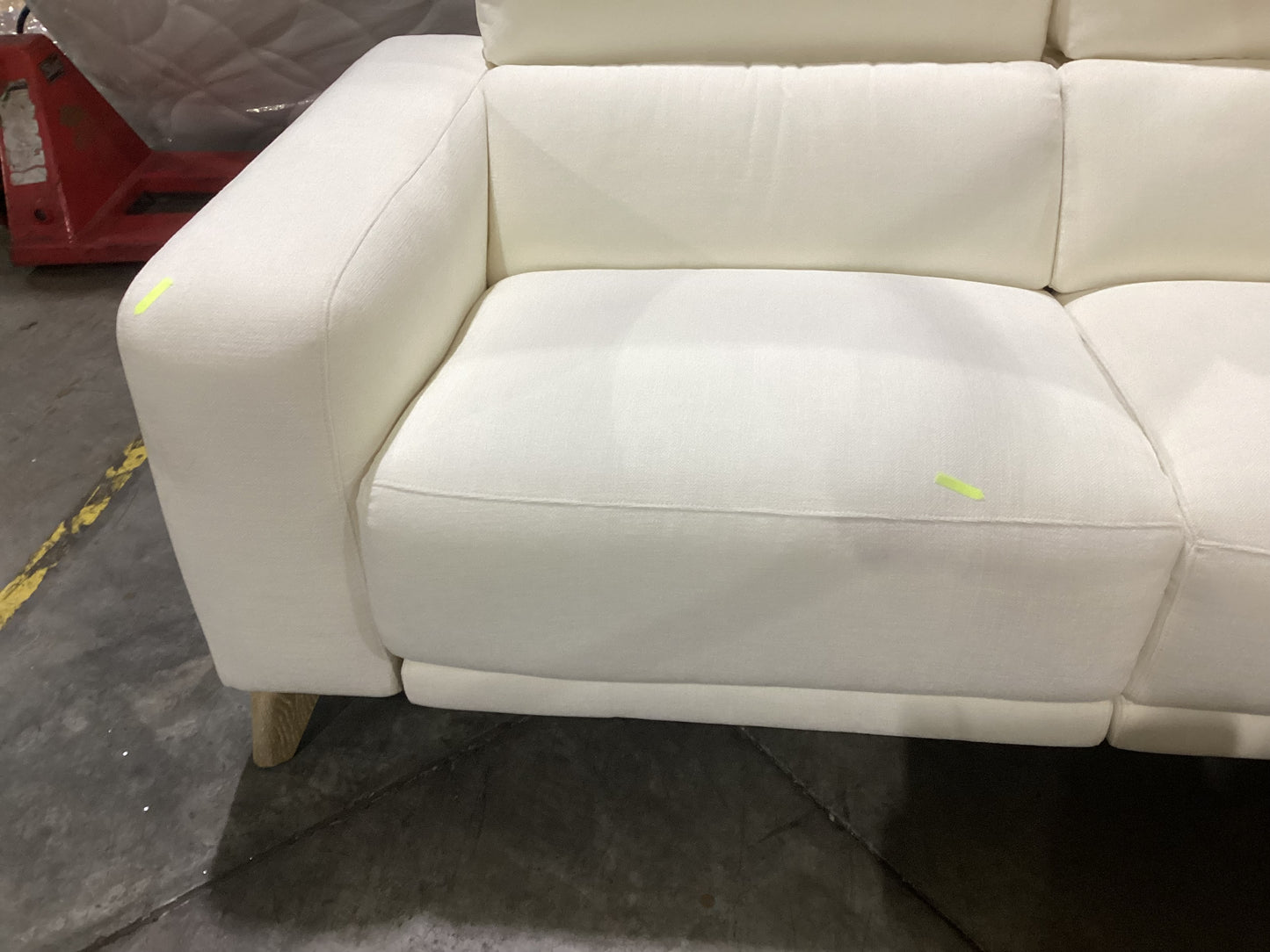 NSW MT24683 Sterling Recliner Modular Corner+2.5S LAF+2.5S RAF+Armless 1.25S Top Cream