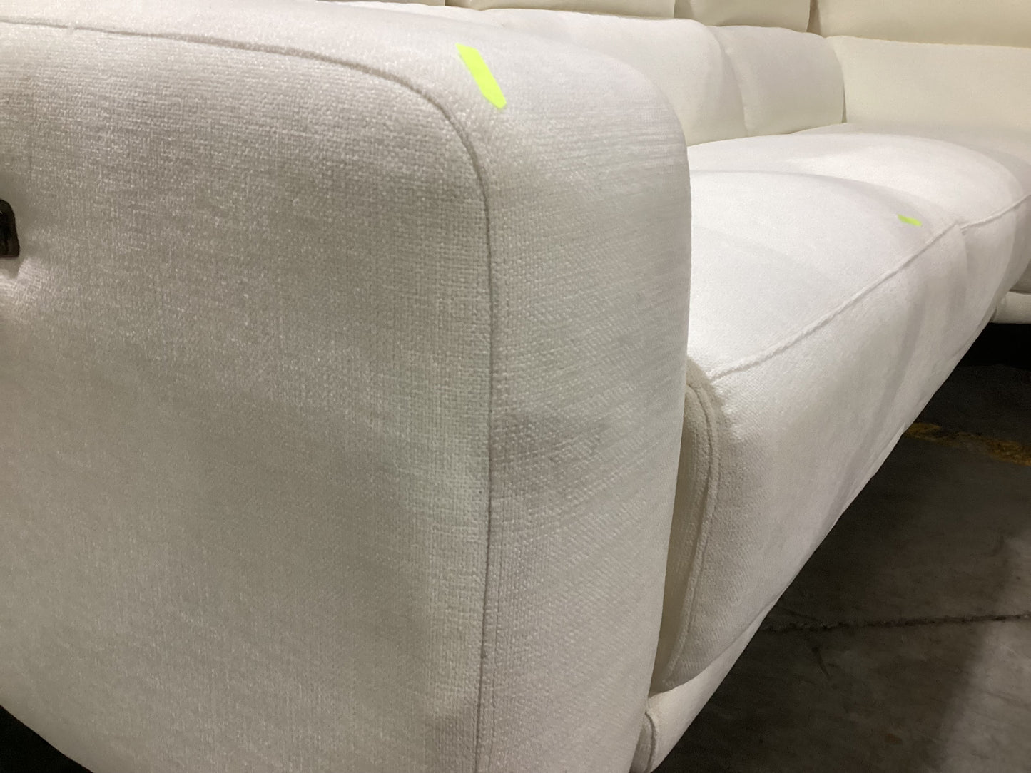 NSW MT24683 Sterling Recliner Modular Corner+2.5S LAF+2.5S RAF+Armless 1.25S Top Cream