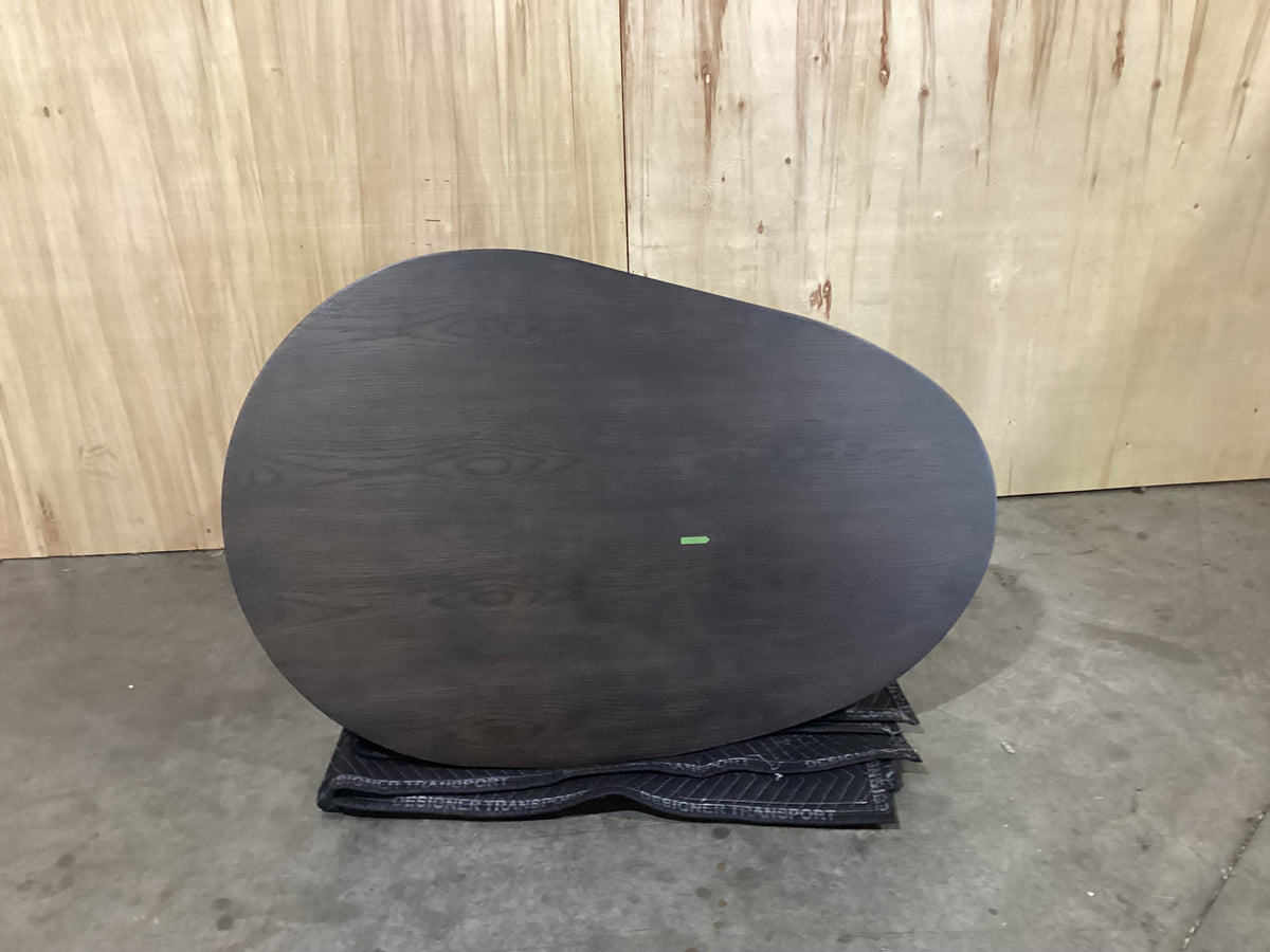 NSW CLN11798 Santana Coffee Table Oval 120x81cm Black