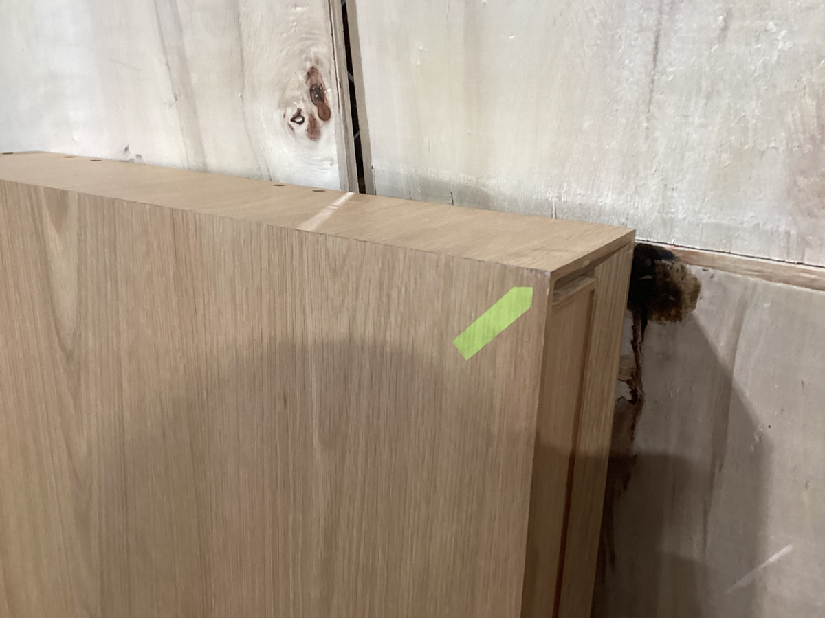 NSW MT24692 Scala Leaning Desk 2 Drawer Oak Natural