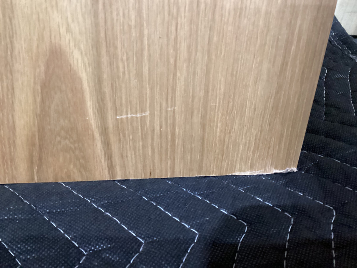 NSW MT24692 Scala Leaning Desk 2 Drawer Oak Natural