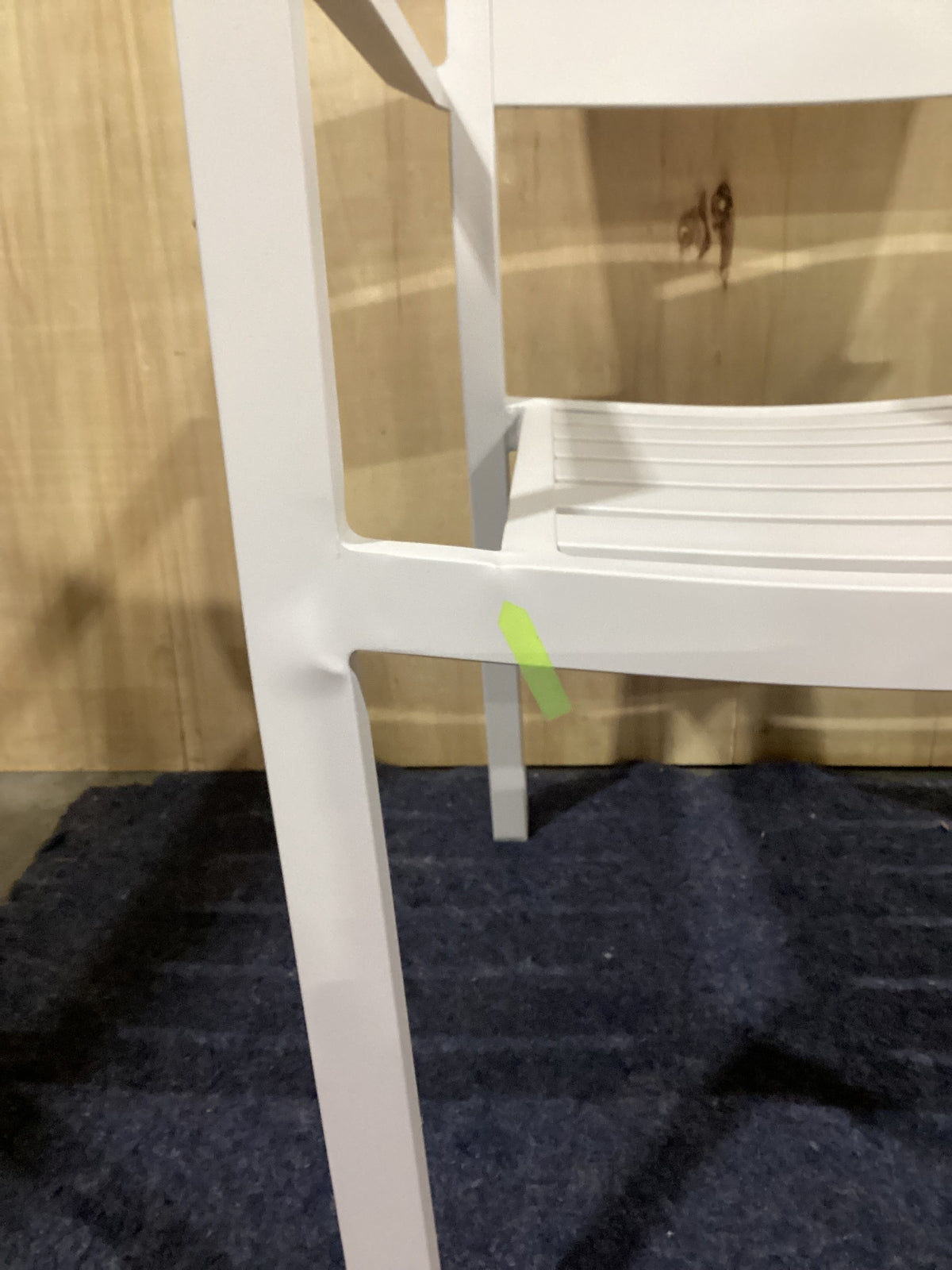 NSW CLN11885 Ataman Outdoor Dining Chair Aluminium Off White