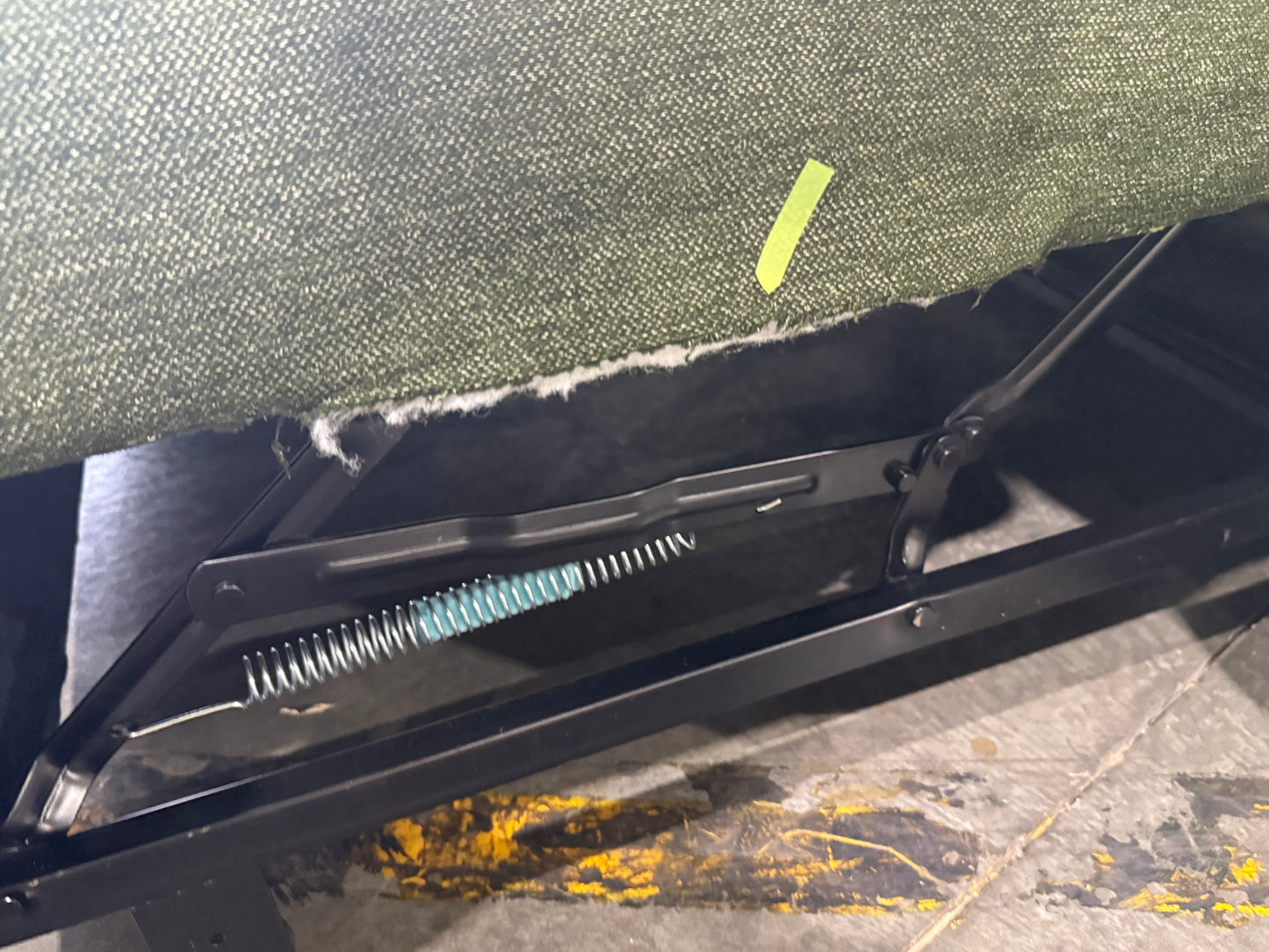 NSW CLN10955 Amos Sofa Bed 3S Friday Dark Olive