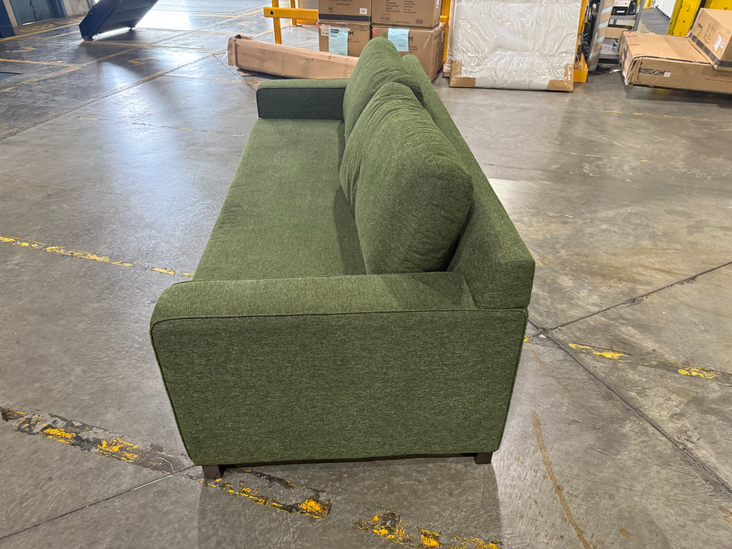 NSW CLN10955 Amos Sofa Bed 3S Friday Dark Olive