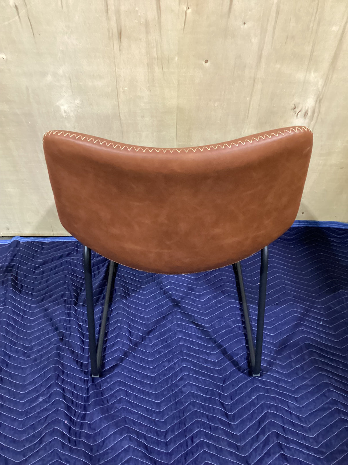 NSW CLN11899 Saddle Dining Chair Tan