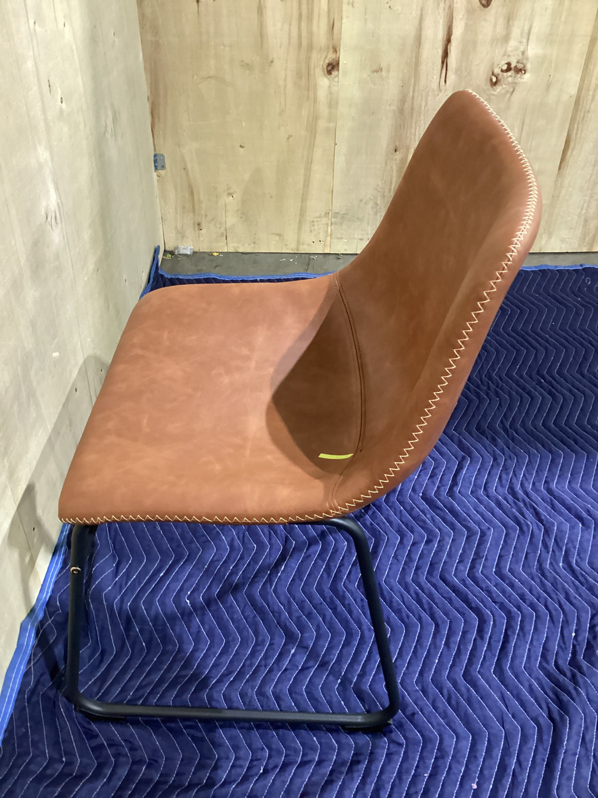 NSW CLN11899 Saddle Dining Chair Tan