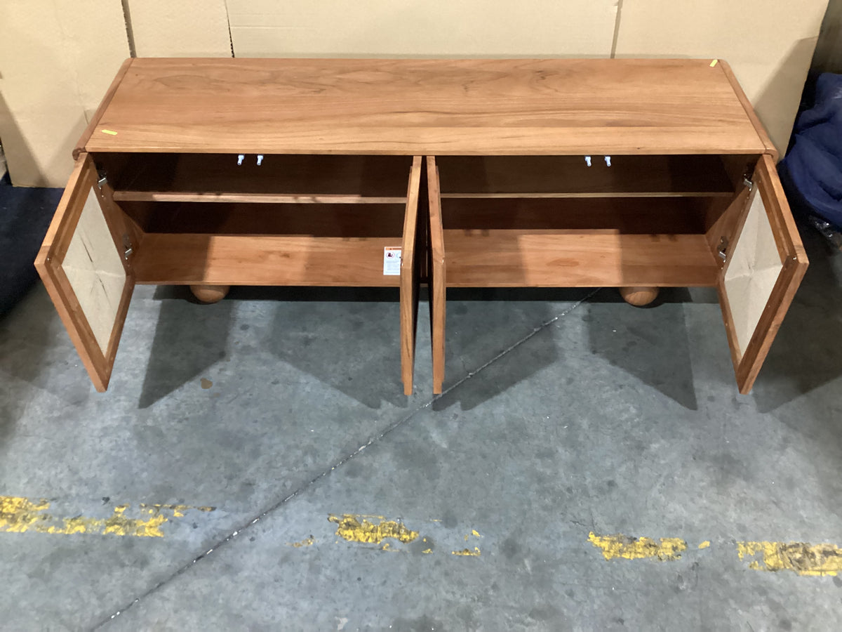 NSW CLN11919 Abacus Entertainment Unit 180cm Walnut