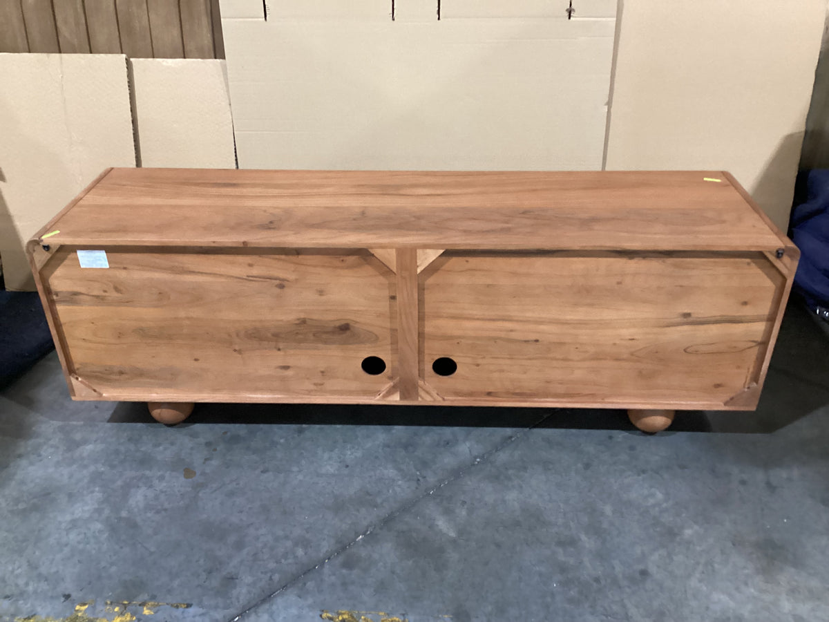 NSW CLN11919 Abacus Entertainment Unit 180cm Walnut