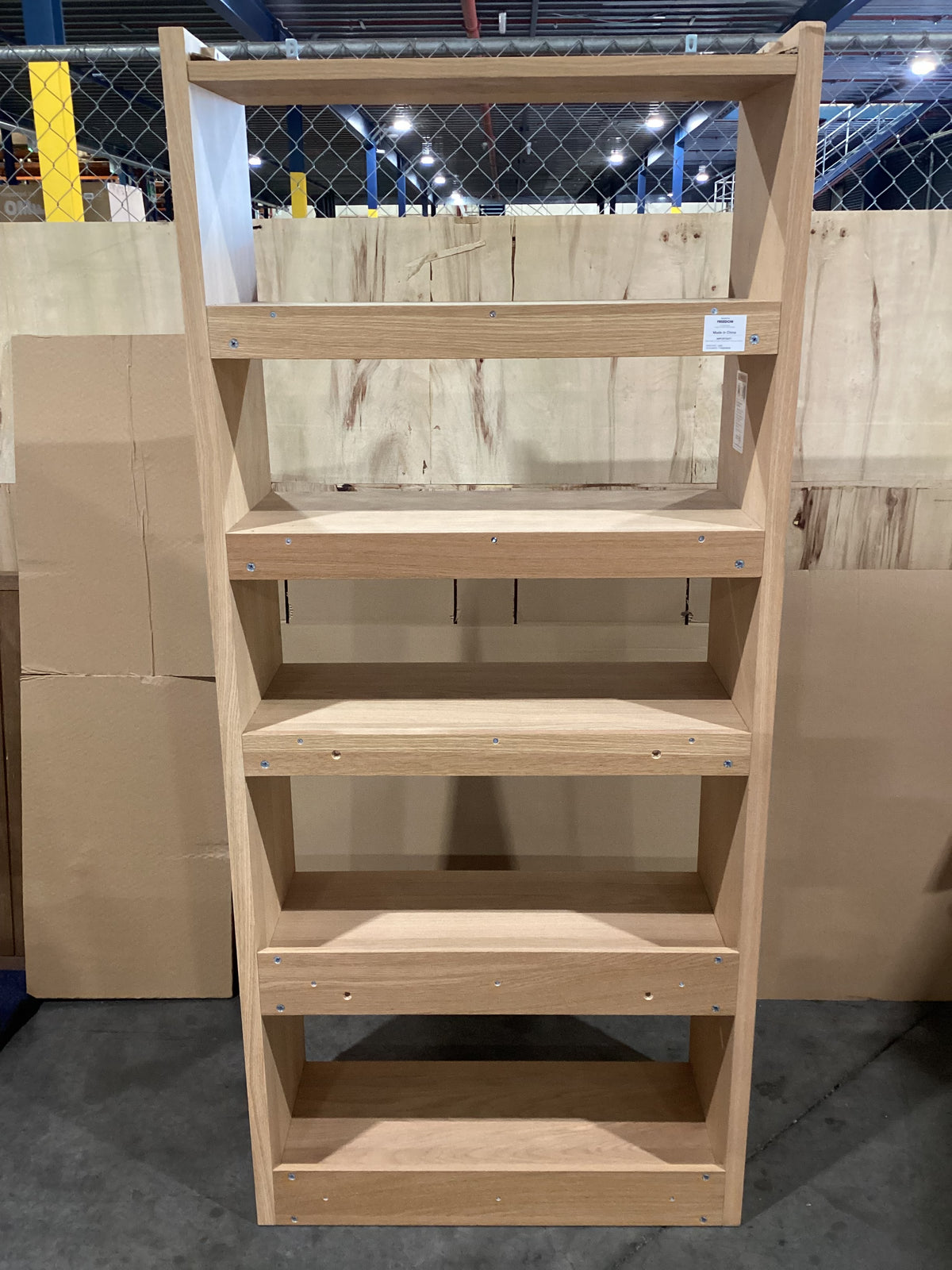 NSW CLN11920 Casier Bookcase 201.5x40cm Oak