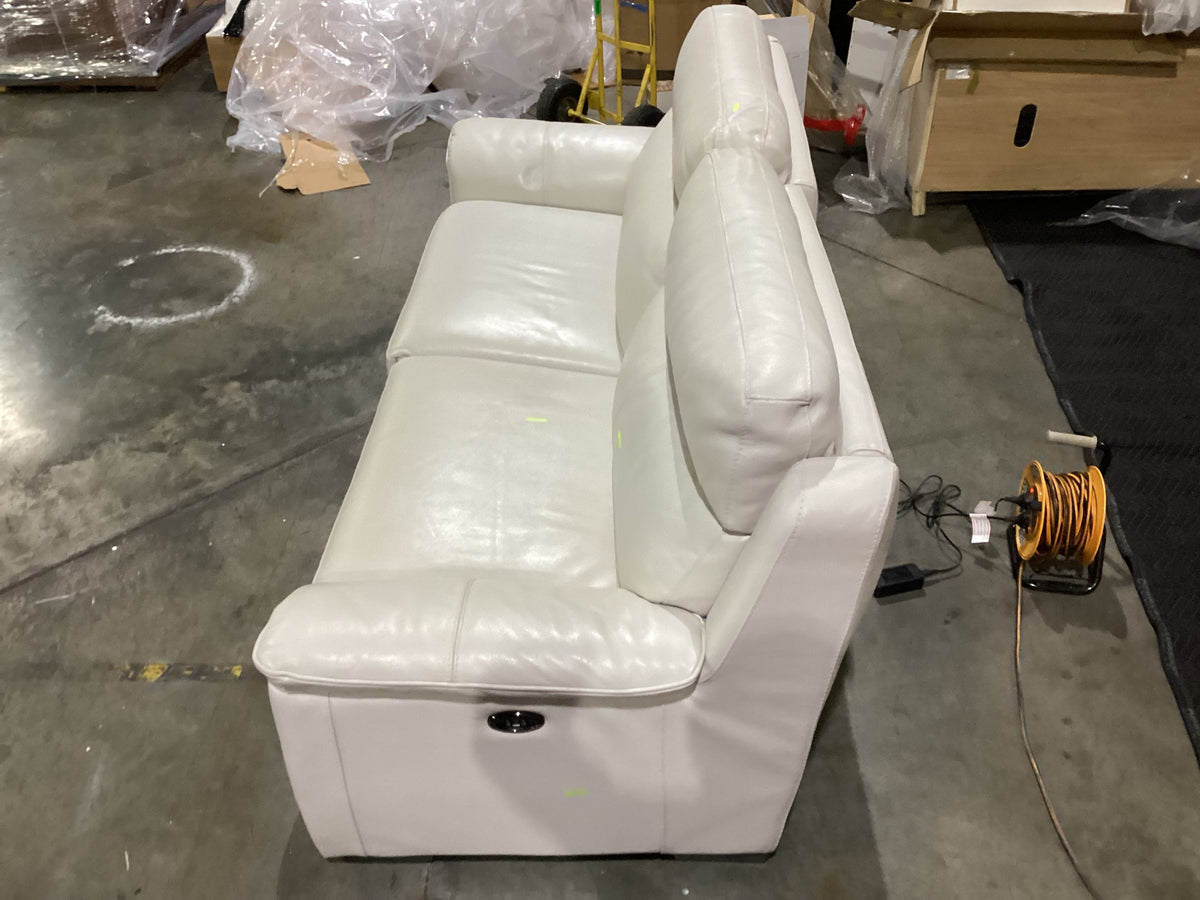 NSW MT24717 Asher Electric Recliner Sofa 3s Hollywood Frost
