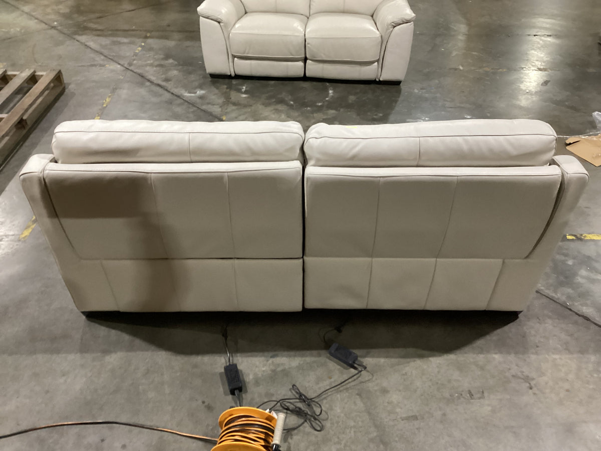 NSW MT24717 Asher Electric Recliner Sofa 3s Hollywood Frost