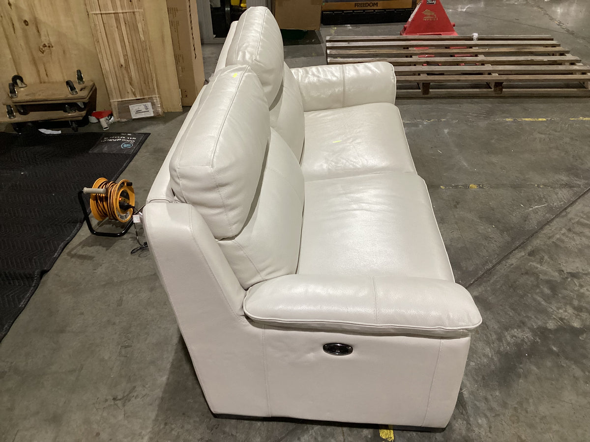 NSW MT24717 Asher Electric Recliner Sofa 3s Hollywood Frost