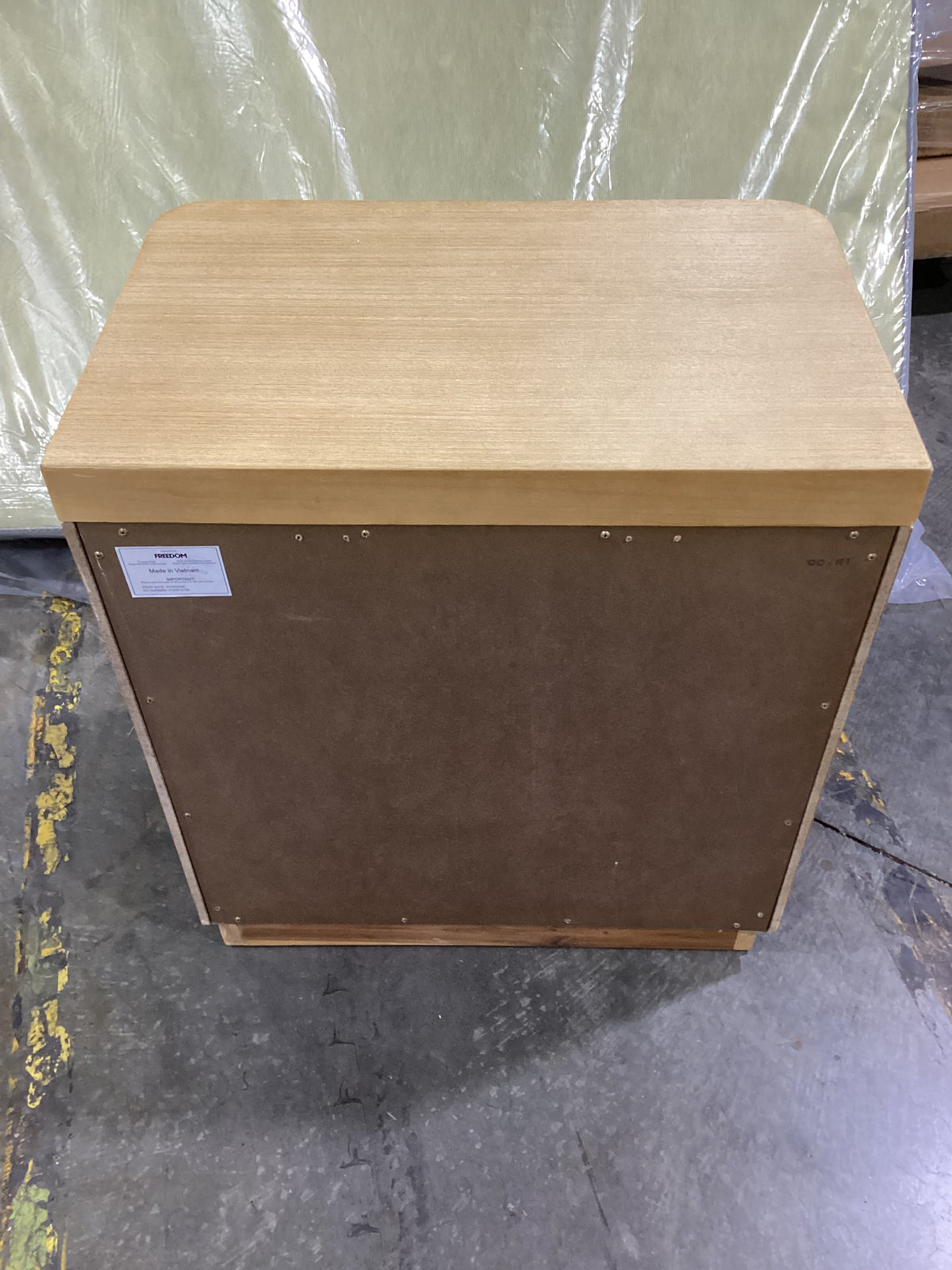 NSW CLN11944 Arlington Bedside table 2 Drawer Blonde