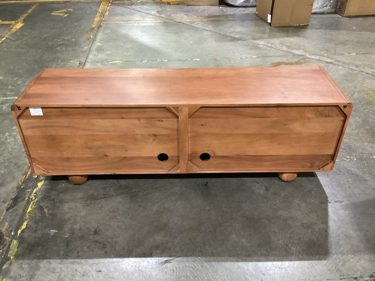 NSW CLN11962 Abacus Entertainment Unit 180cm Walnut