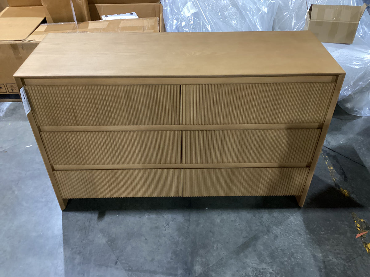 NSW CLN11973 Quinne Dresser 6 Drawer Natural