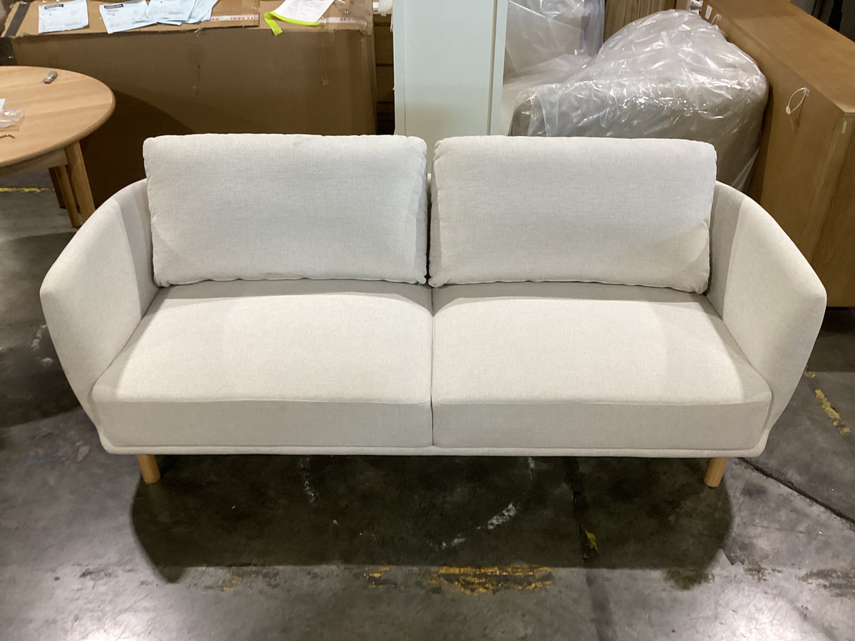 NSW CLN11987 Cleo Sofa 3S Natural Leg Hervey Natural