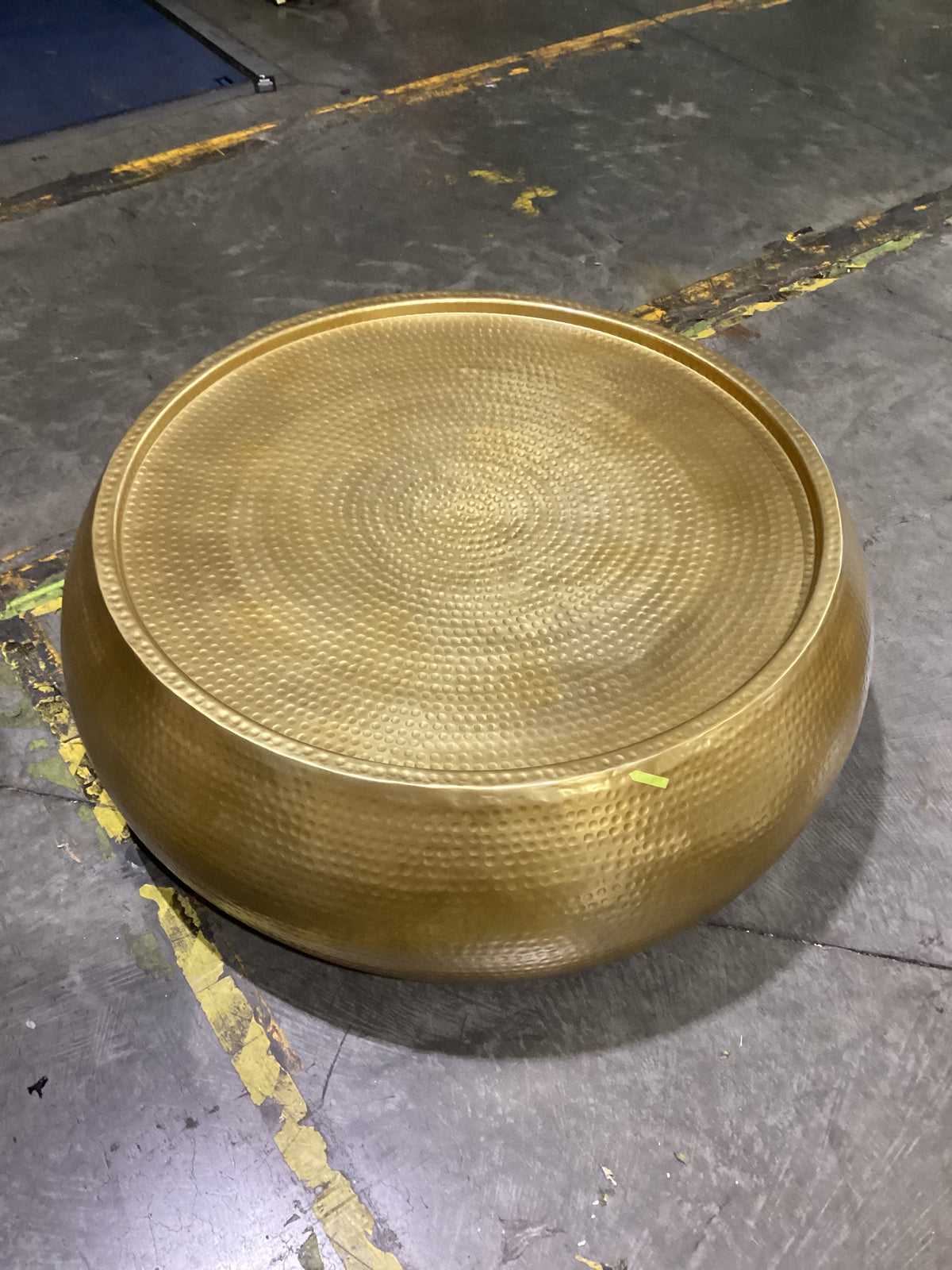 NSW CLN11998 Beaten Drum Coffee Table Gold