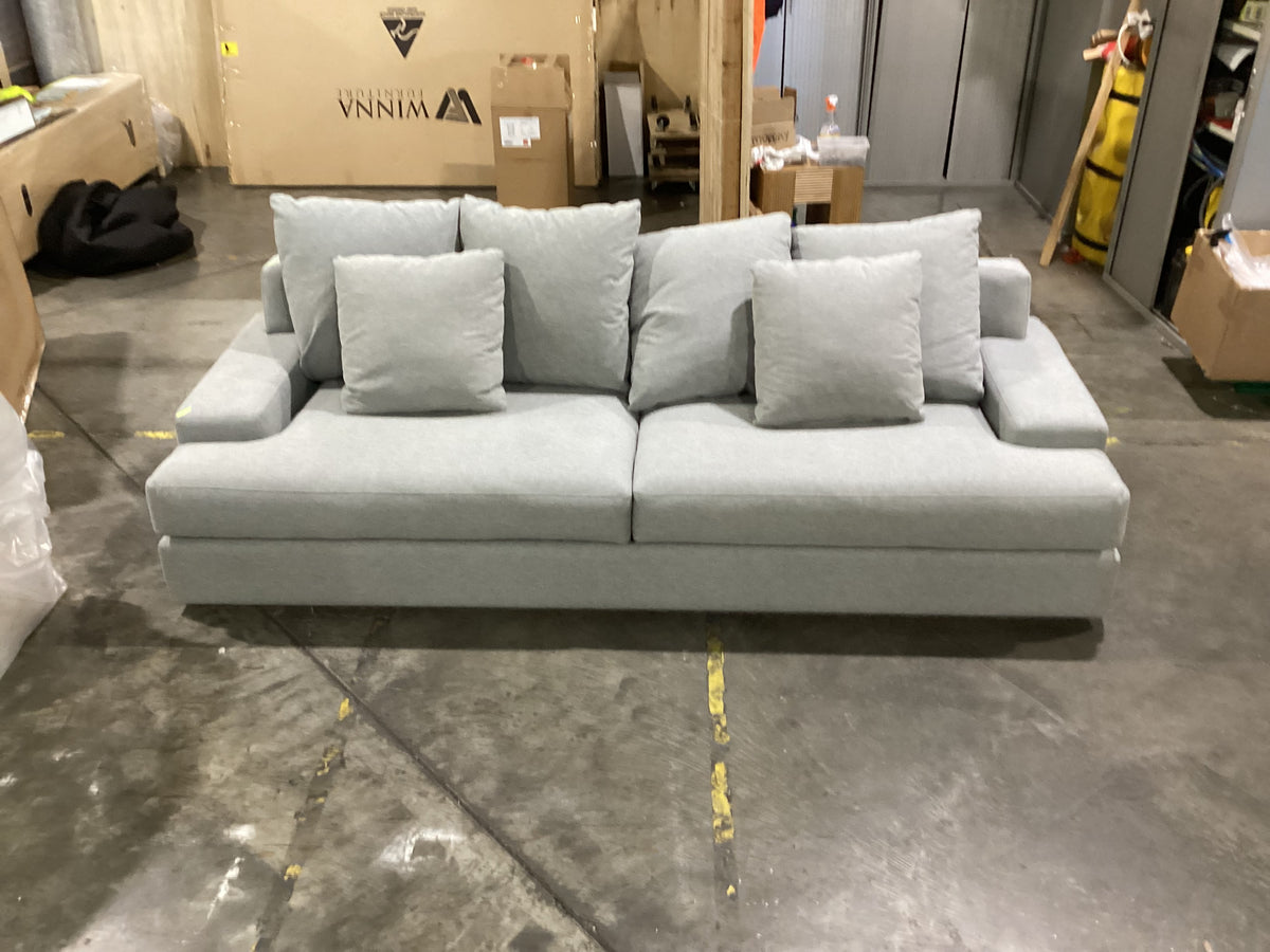 NSW CLN12000 Noosa Shallow Sofa Scatter Back 3.5S Chambray Mist