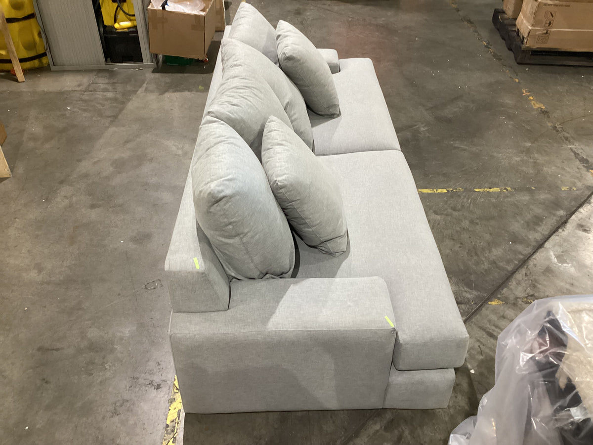 NSW CLN12000 Noosa Shallow Sofa Scatter Back 3.5S Chambray Mist