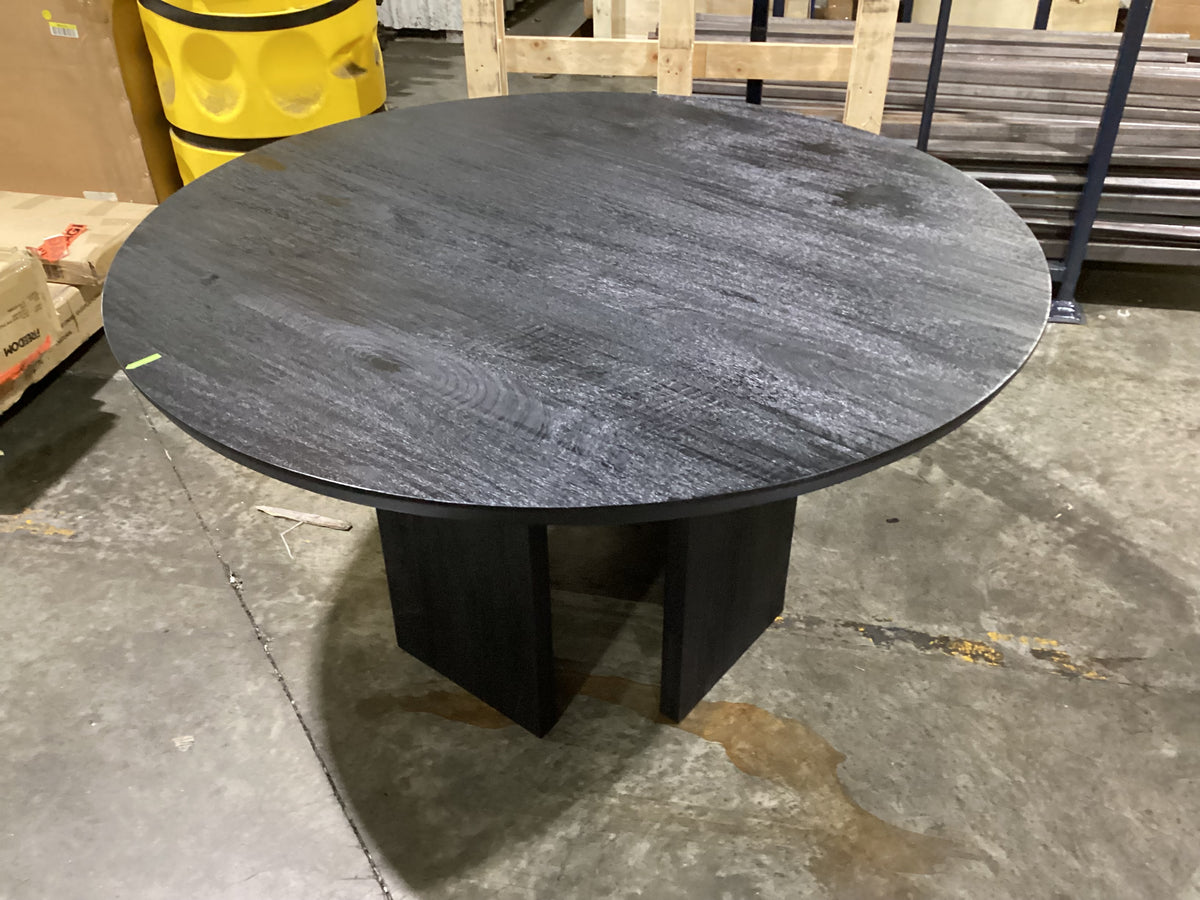 NSW PRN20651 Seidon Dining Table 140cm Dia Blackand