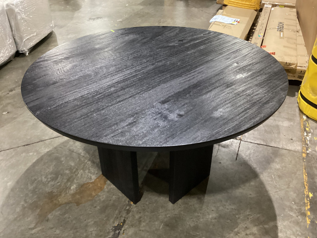 NSW PRN20651 Seidon Dining Table 140cm Dia Blackand