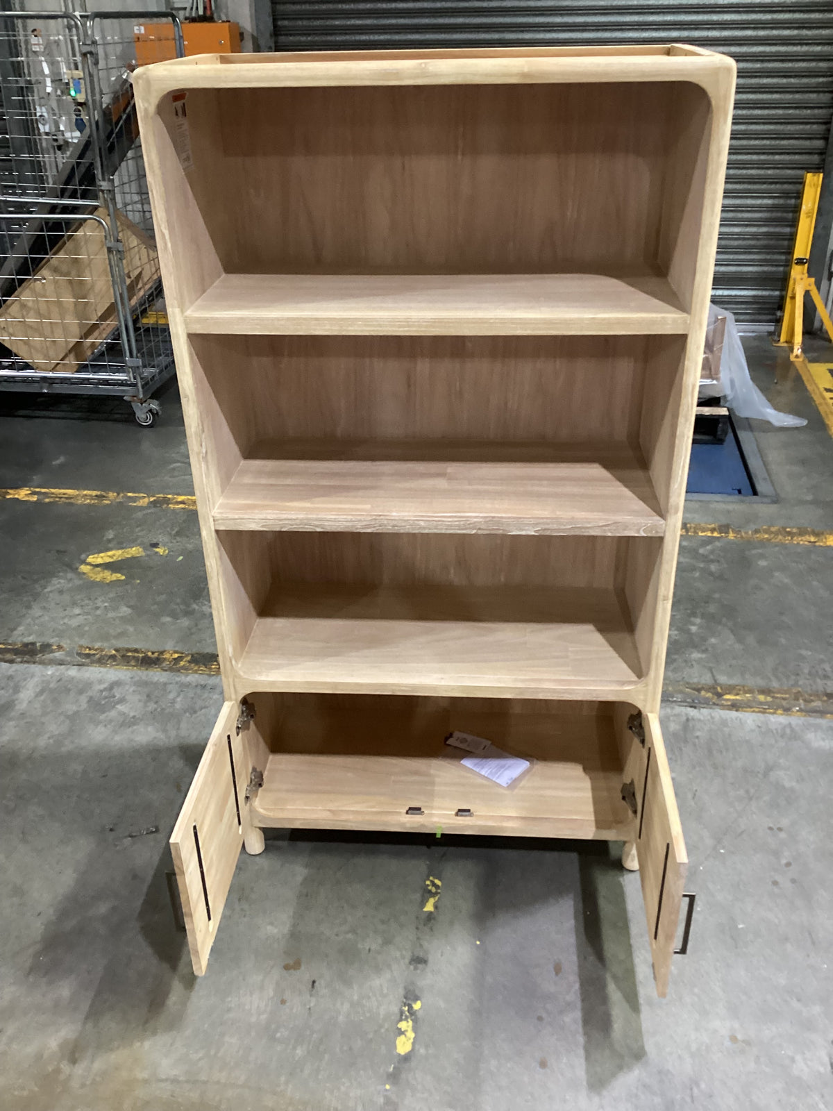 NSW CLN21010 Riviera Bookshelf 100x45cm Natural