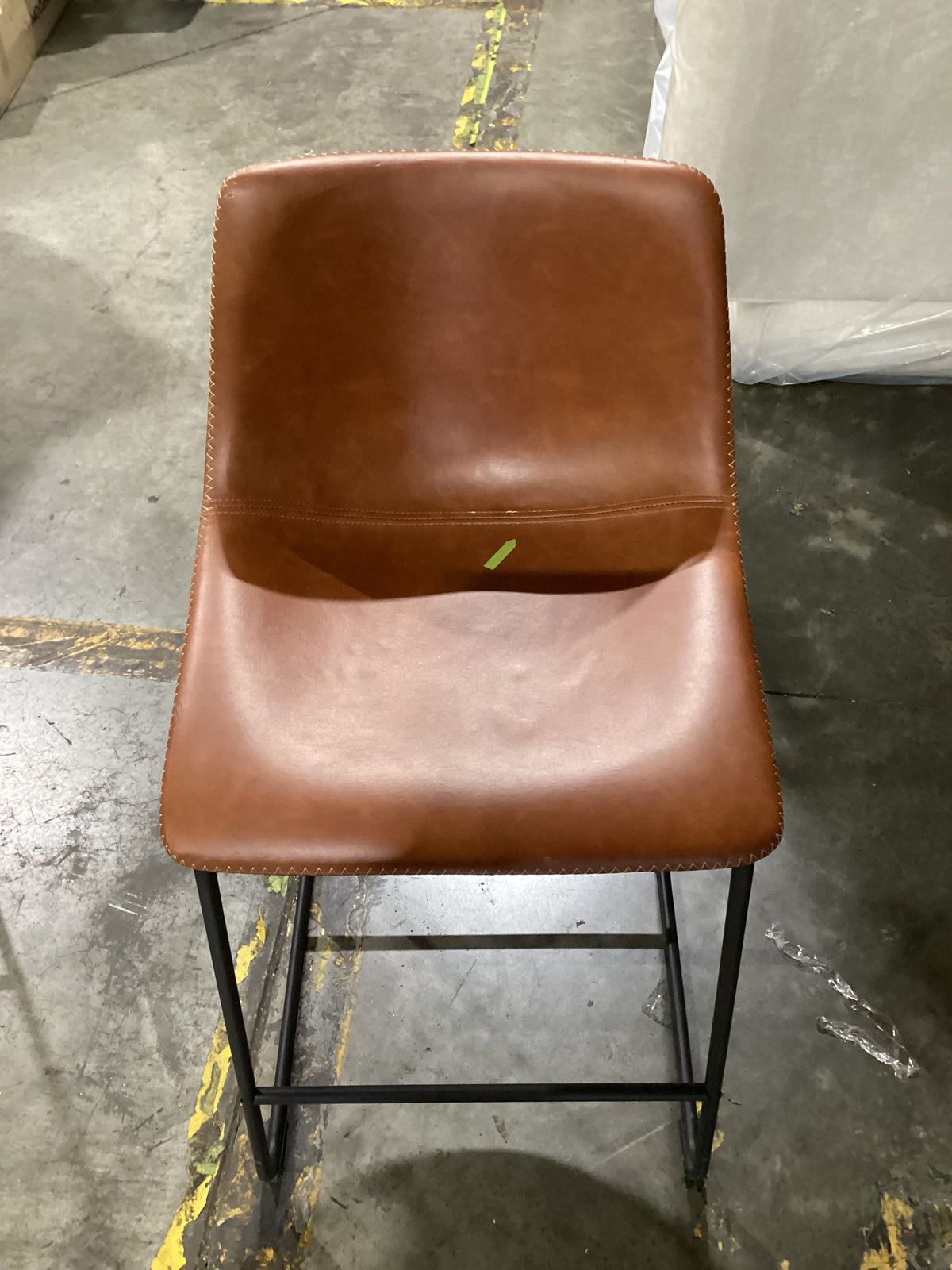 NSW CLN21013 Saddle Counter Stool 63cm Tawny Tan