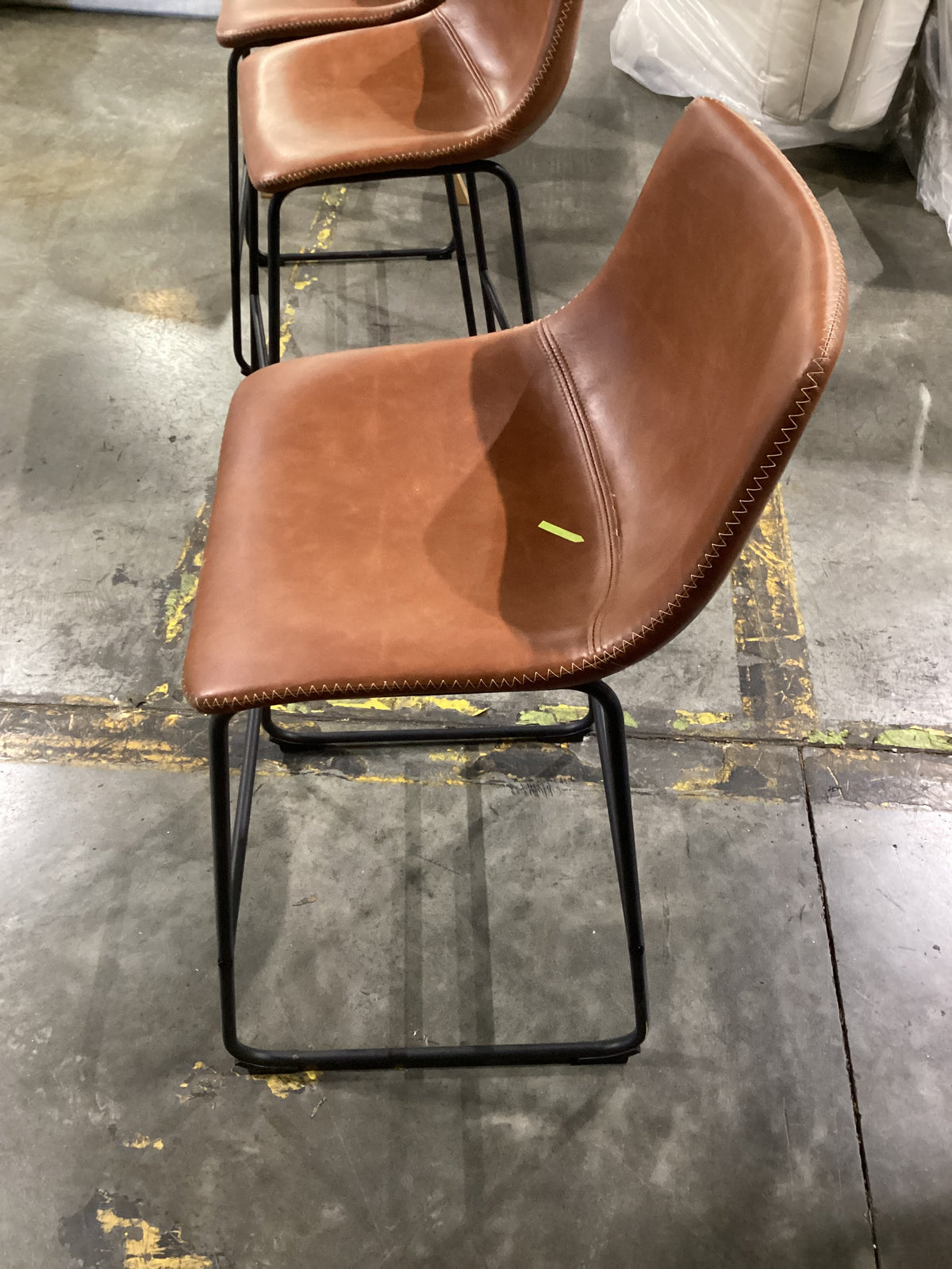 NSW CLN21013 Saddle Counter Stool 63cm Tawny Tan