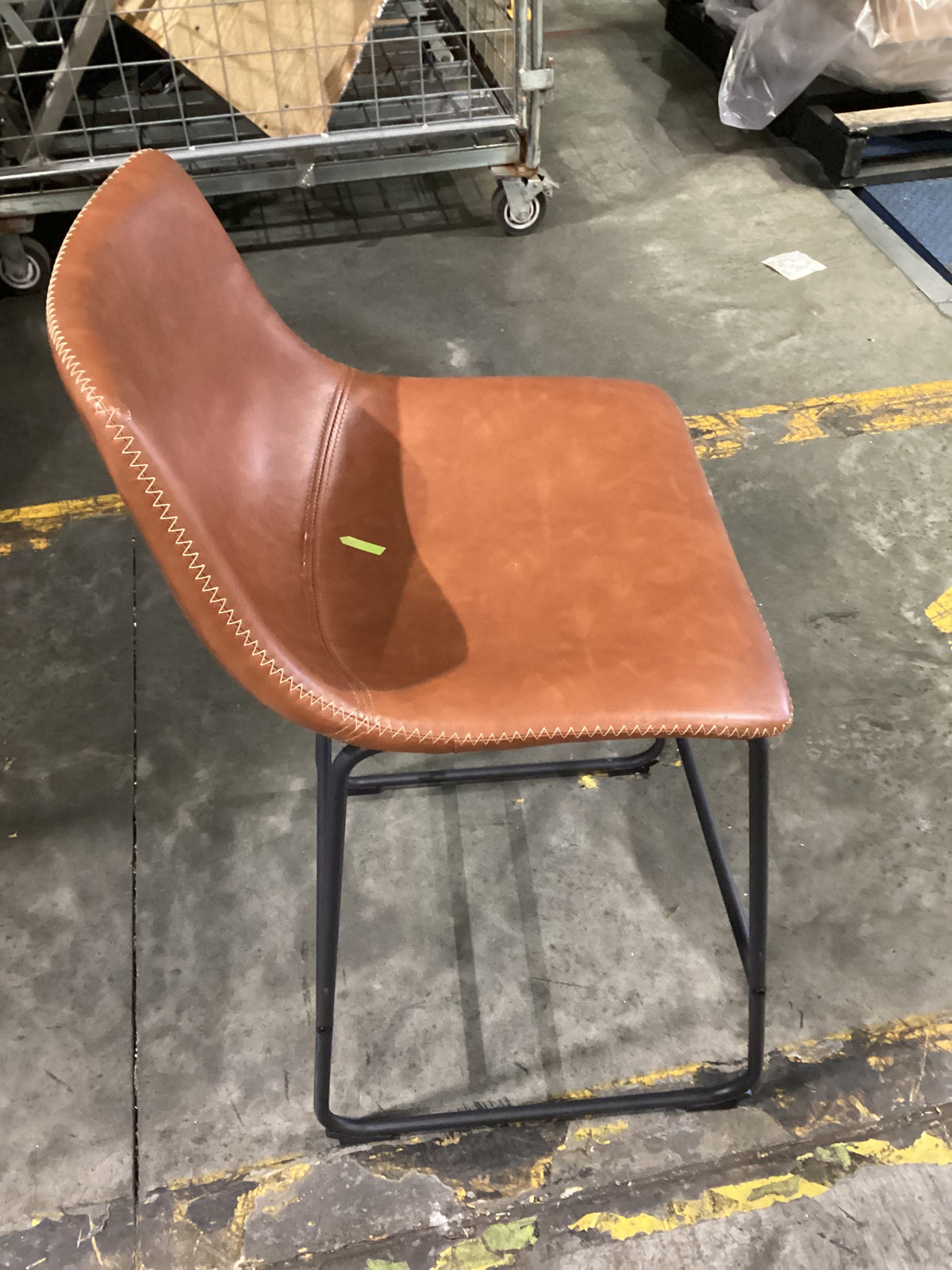 NSW CLN21013 Saddle Counter Stool 63cm Tawny Tan