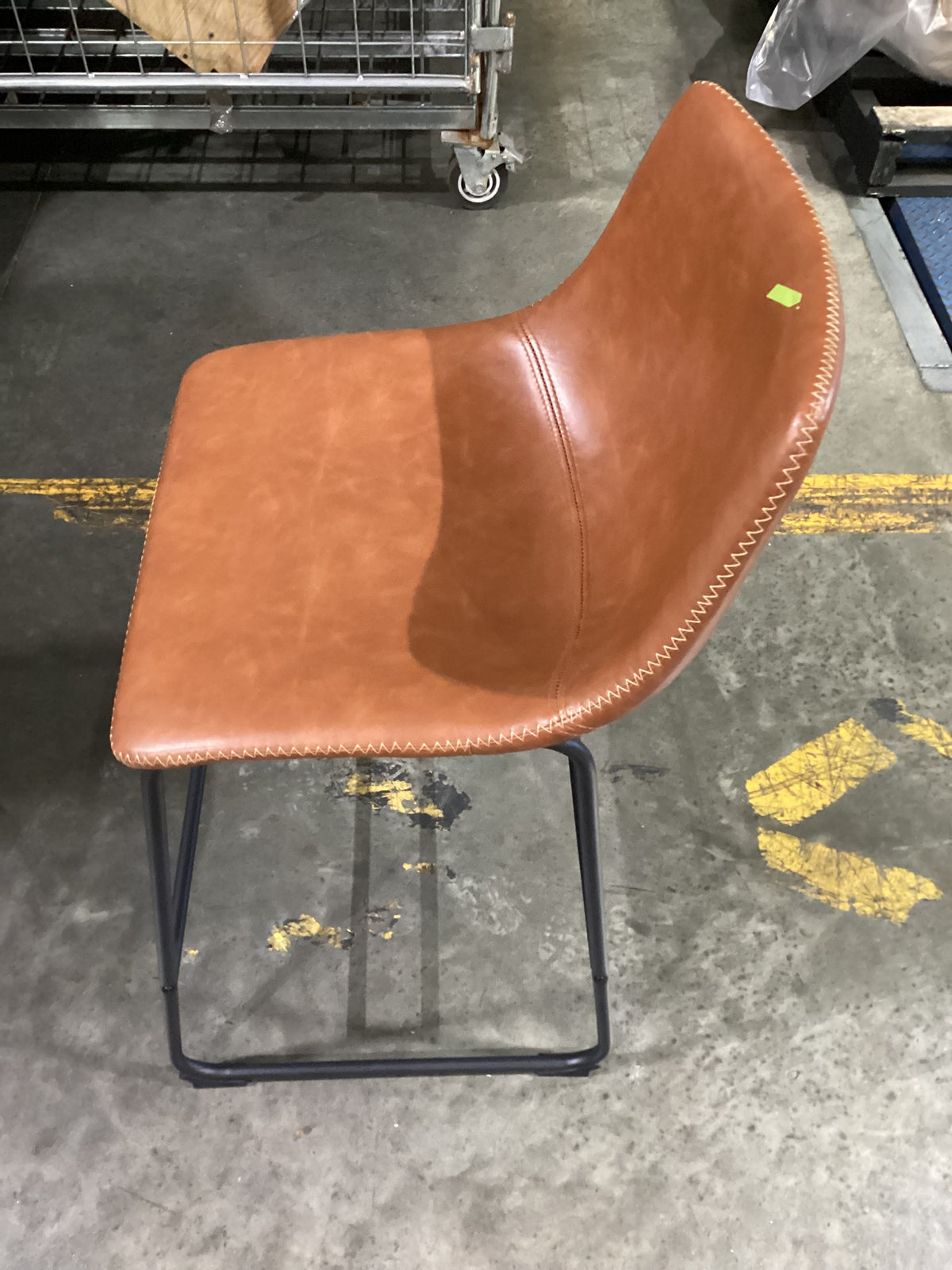NSW CLN21014 Saddle Counter Stool 63cm Tawny Tan