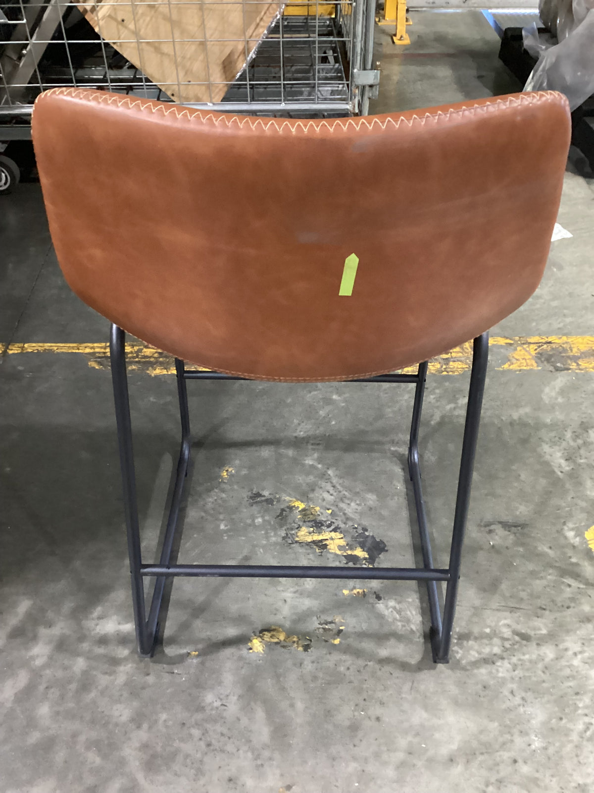 NSW CLN21014 Saddle Counter Stool 63cm Tawny Tan