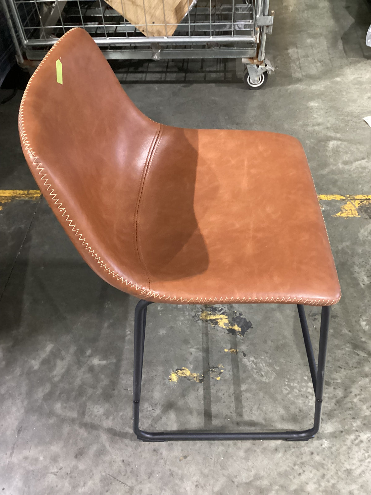 NSW CLN21014 Saddle Counter Stool 63cm Tawny Tan
