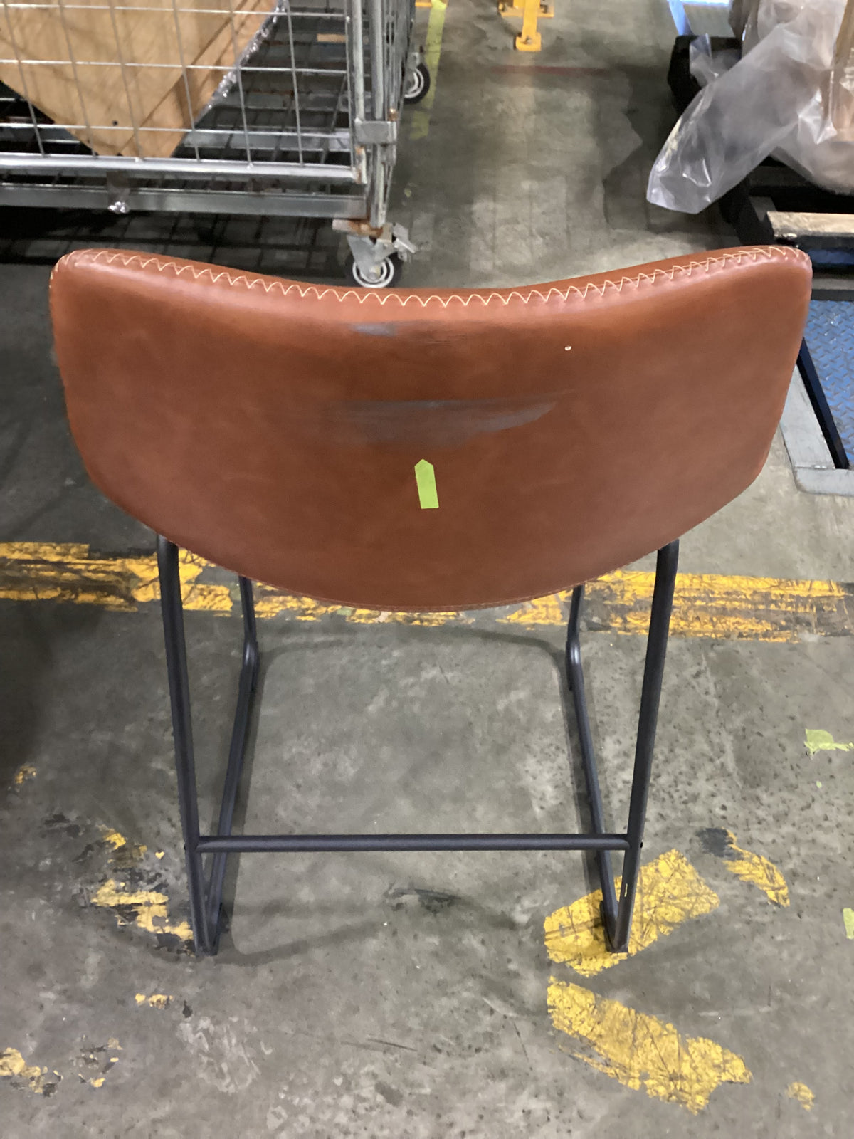 NSW CLN21015 Saddle Counter Stool 63cm Tawny Tan