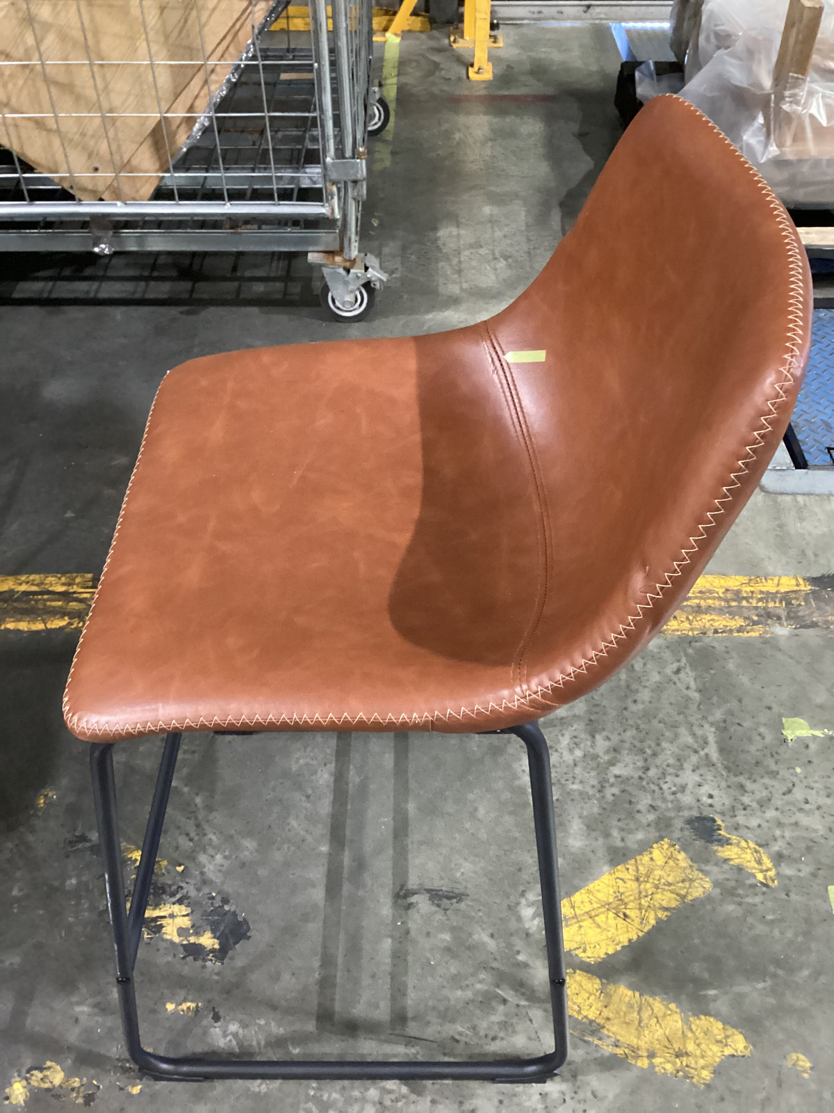 NSW CLN21015 Saddle Counter Stool 63cm Tawny Tan