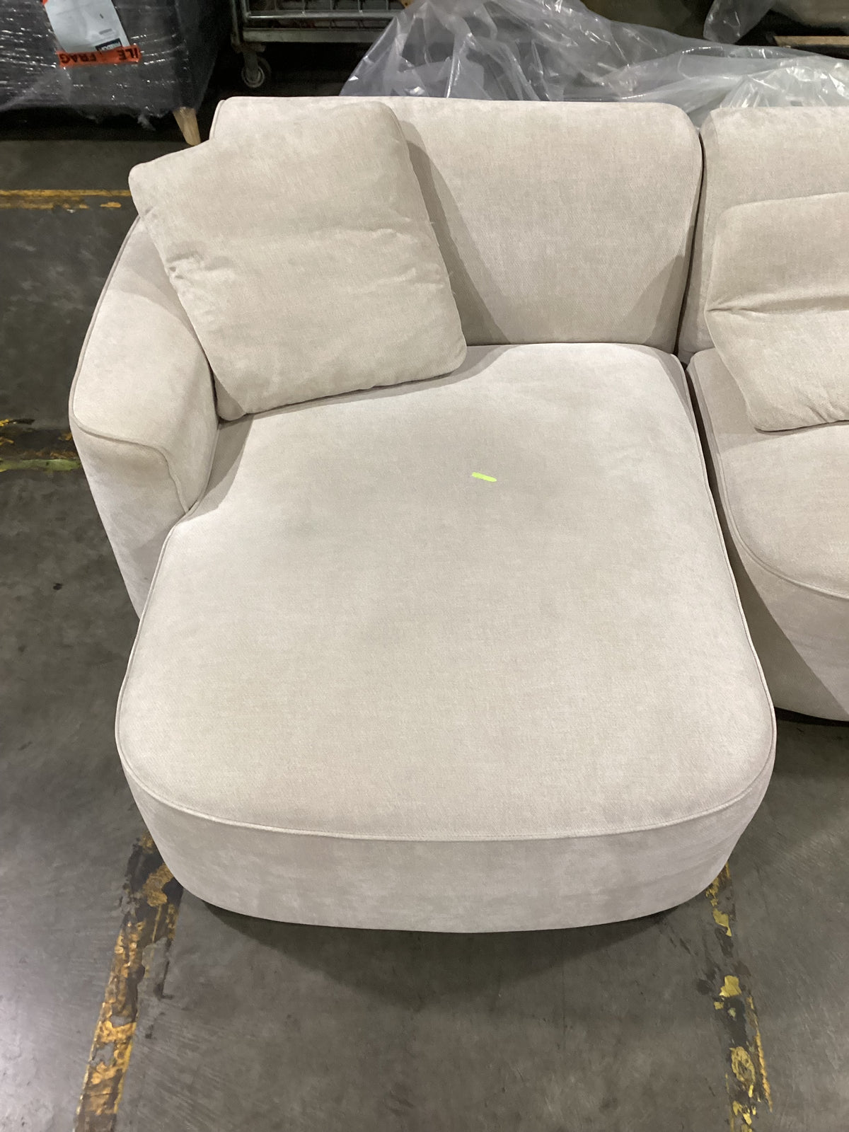 NSW MT24728 Apartment Modular  2.5s RAF+LAChaise Glamour Natural