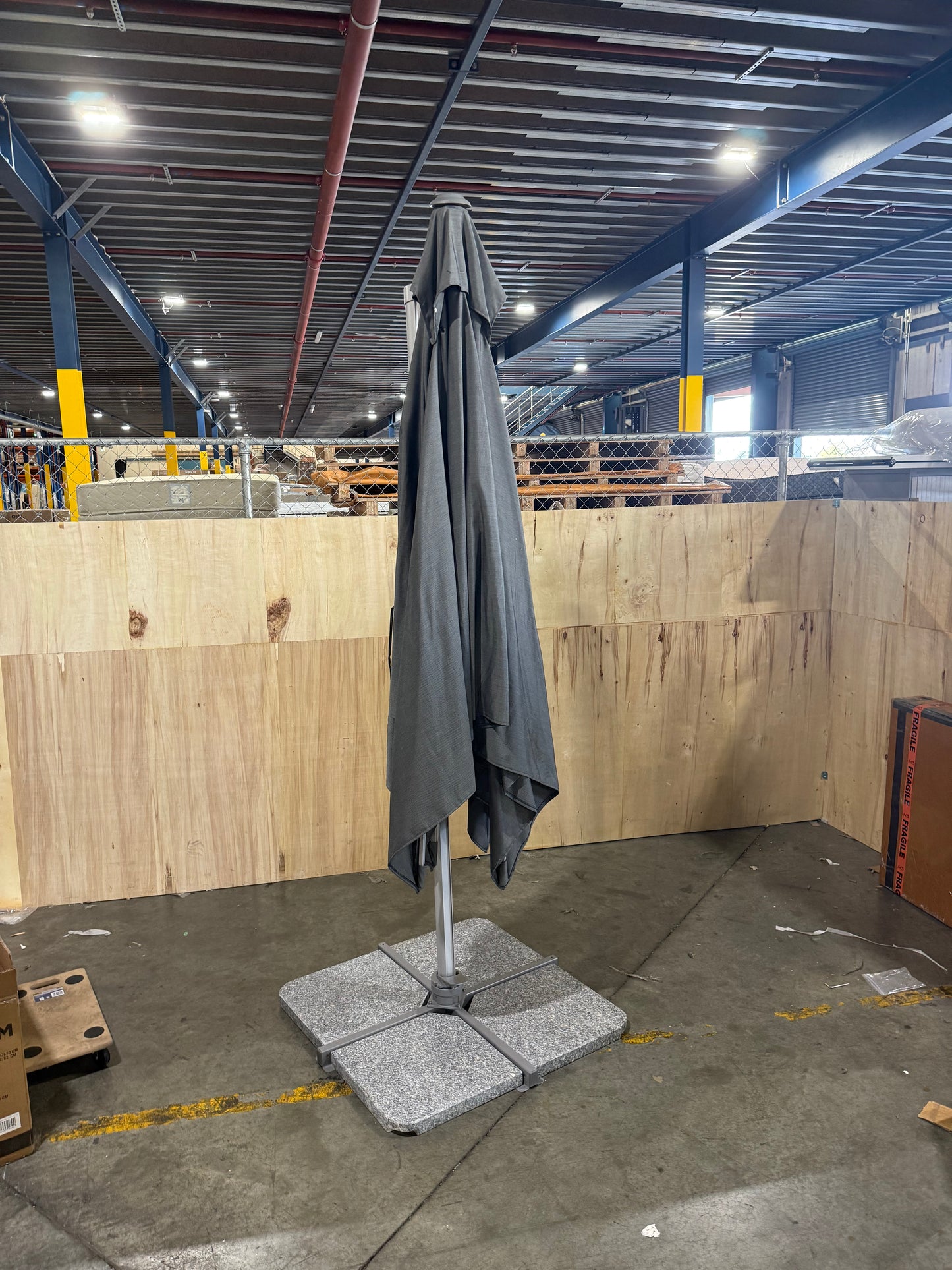 NSW MT24621 Sierra Outdoor Umbrella 300cm O'Bravia Charcoal