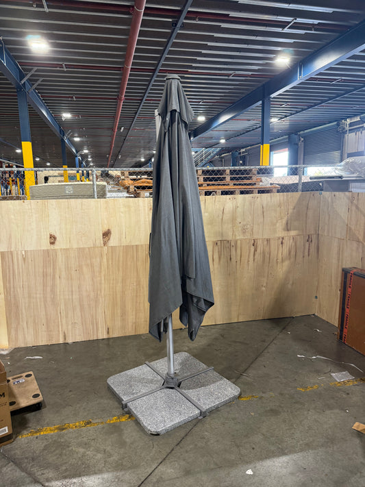NSW MT24621 Sierra Outdoor Umbrella 300cm O'Bravia Charcoal