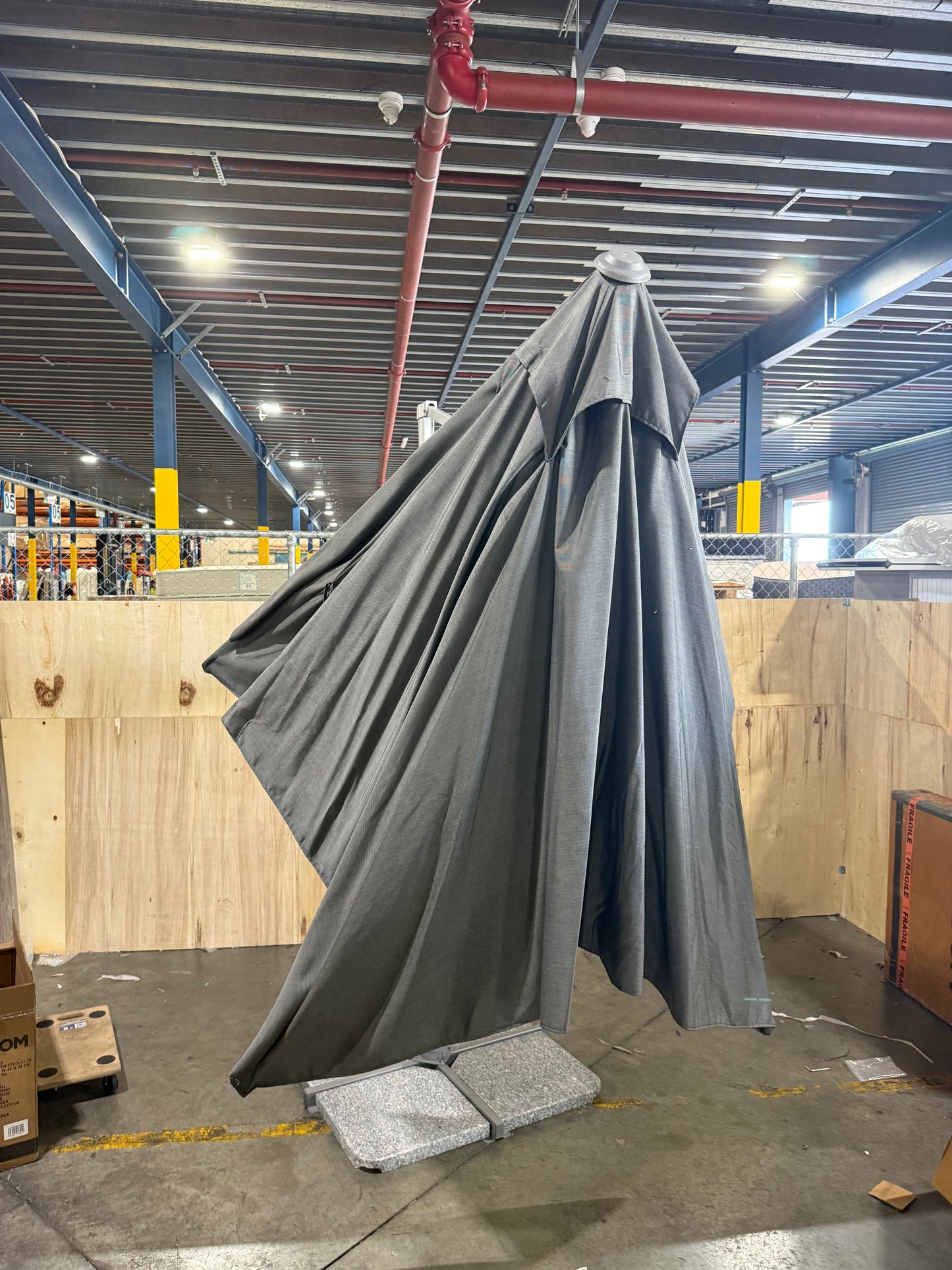 NSW MT24621 Sierra Outdoor Umbrella 300cm O'Bravia Charcoal