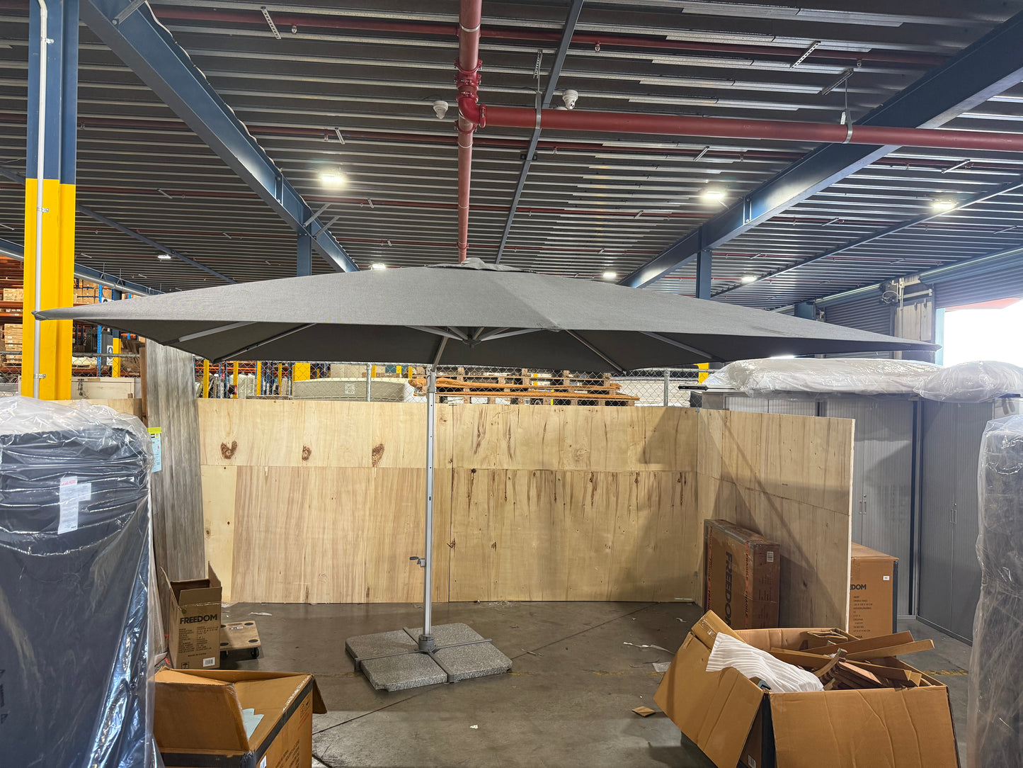 NSW MT24621 Sierra Outdoor Umbrella 300cm O'Bravia Charcoal