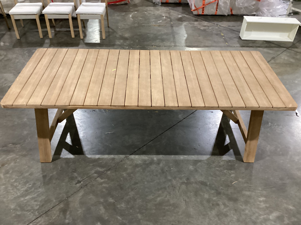 NSW CLN21038 Le Vent Outdoor Dining Table 240x100cm Acacia Natural